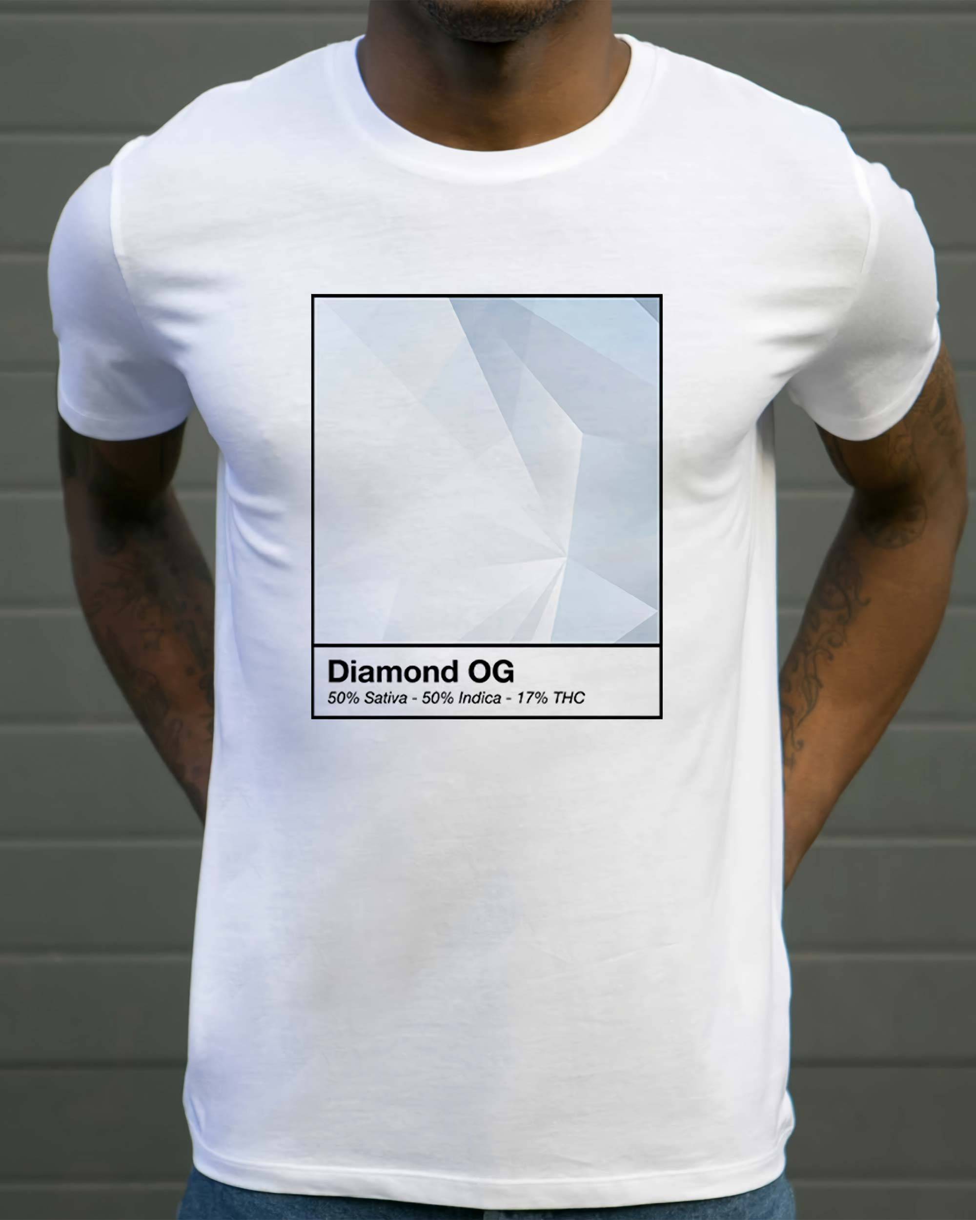 T-shirt Diamond OG Kush de couleur Blanc