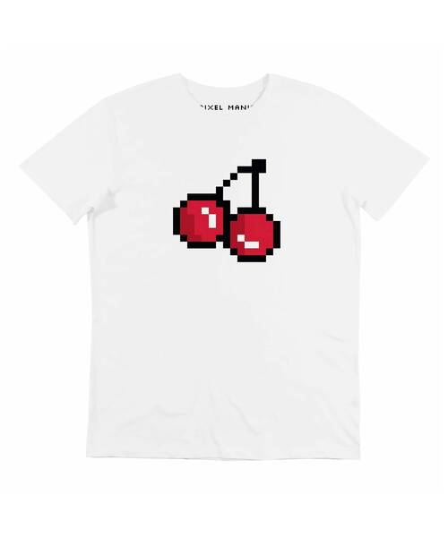 T-shirt Pixel Cerise Grafitee