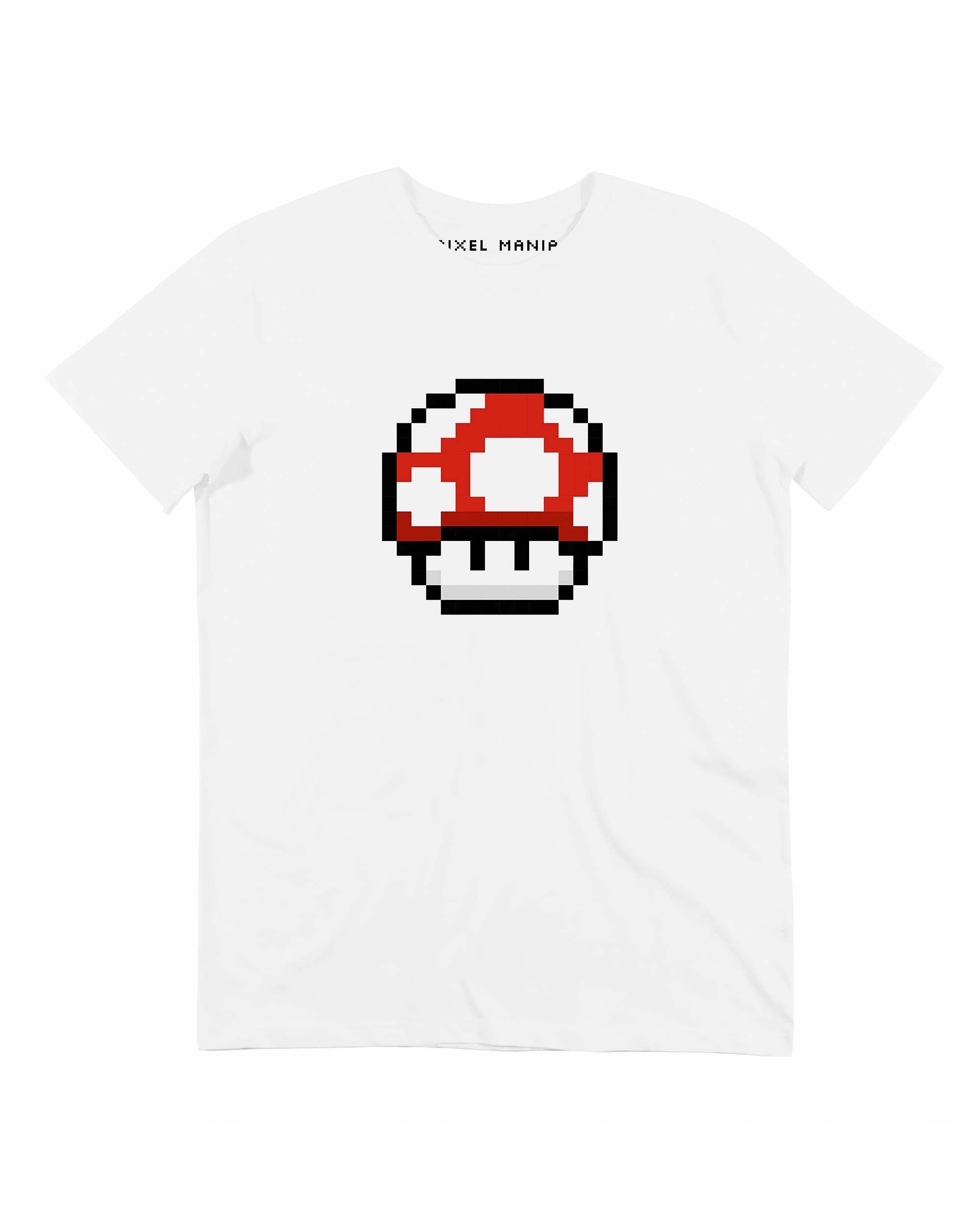 T-shirt Femme Motif Champignons Cottagecore - Manches Courtes, Col Rond, Tissu Doux, Style Naturel Et Décontracté