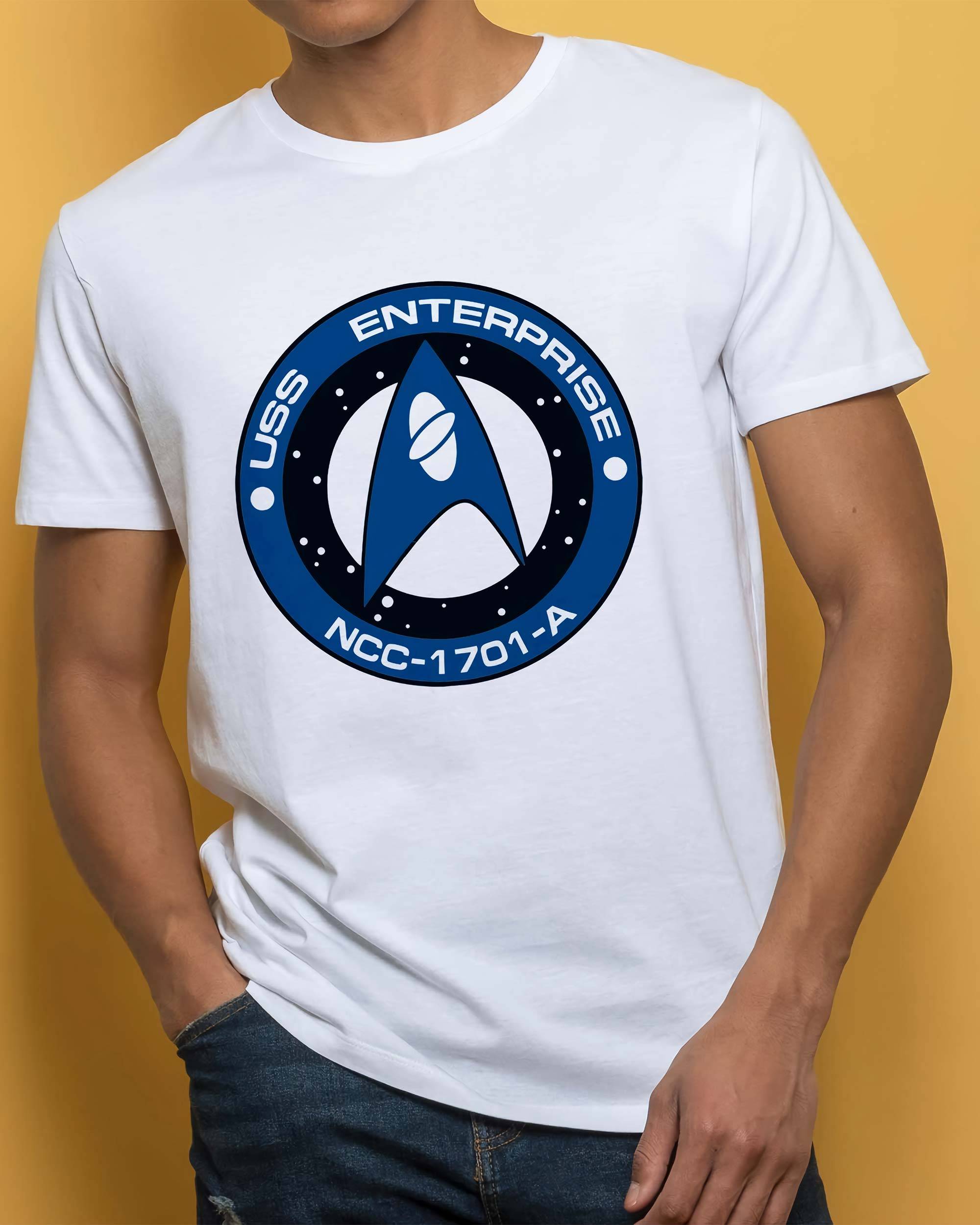 T-shirt Logo Scientifiques Starfleet de couleur Blanc