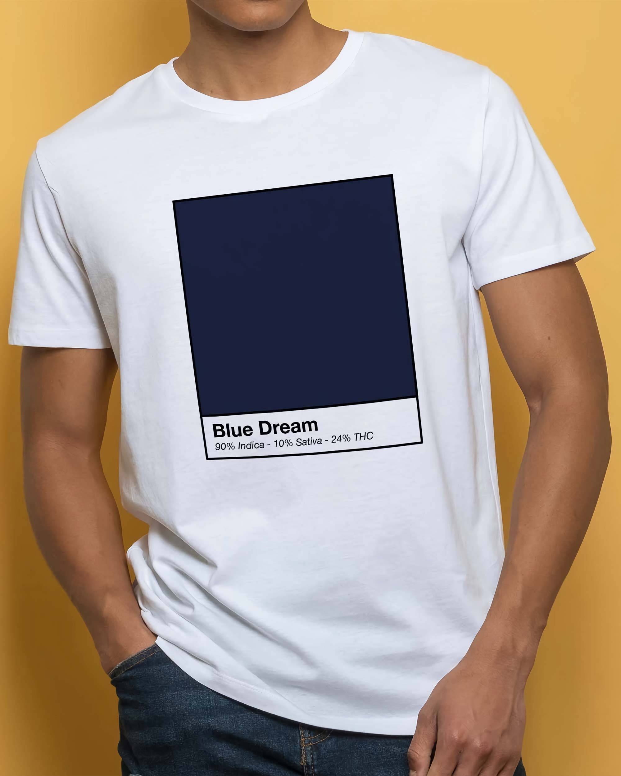 T-shirt Blue Dream Kush de couleur Blanc