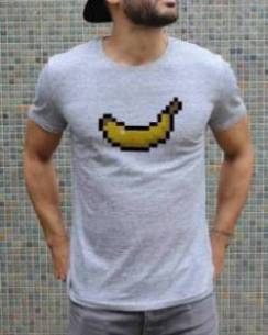 T-shirt Pixel Banane Grafitee