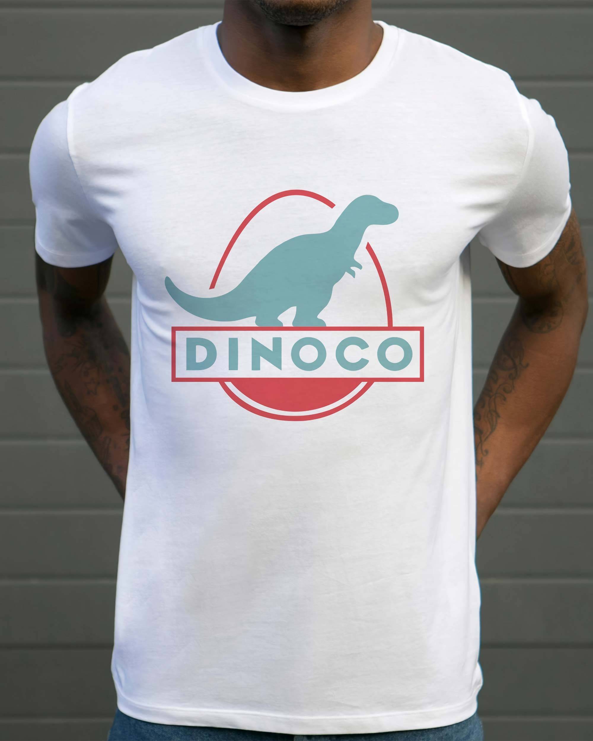 T-shirt Dinoco Cars de couleur Blanc