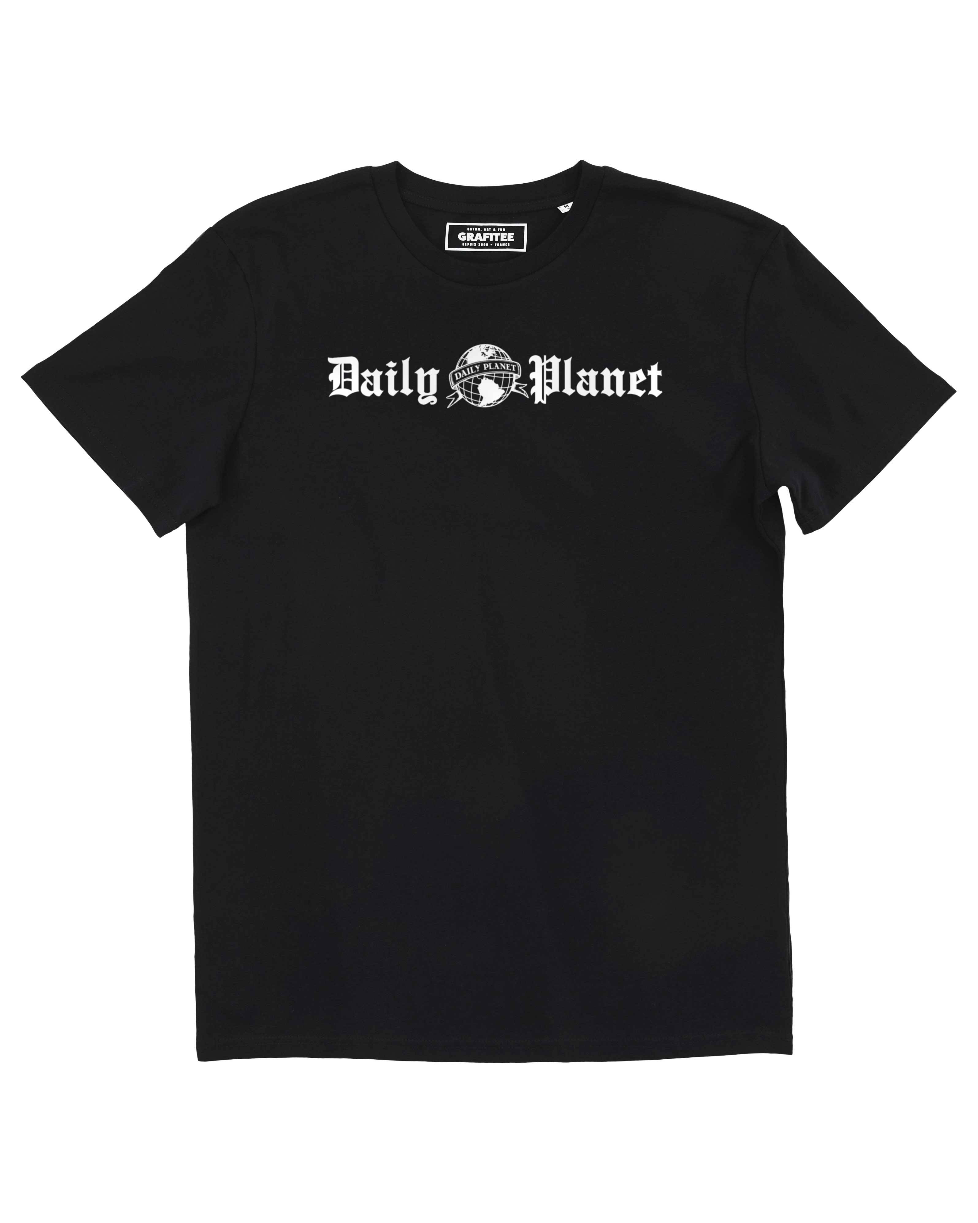 T-shirt The Daily Planet de couleur Blanc
