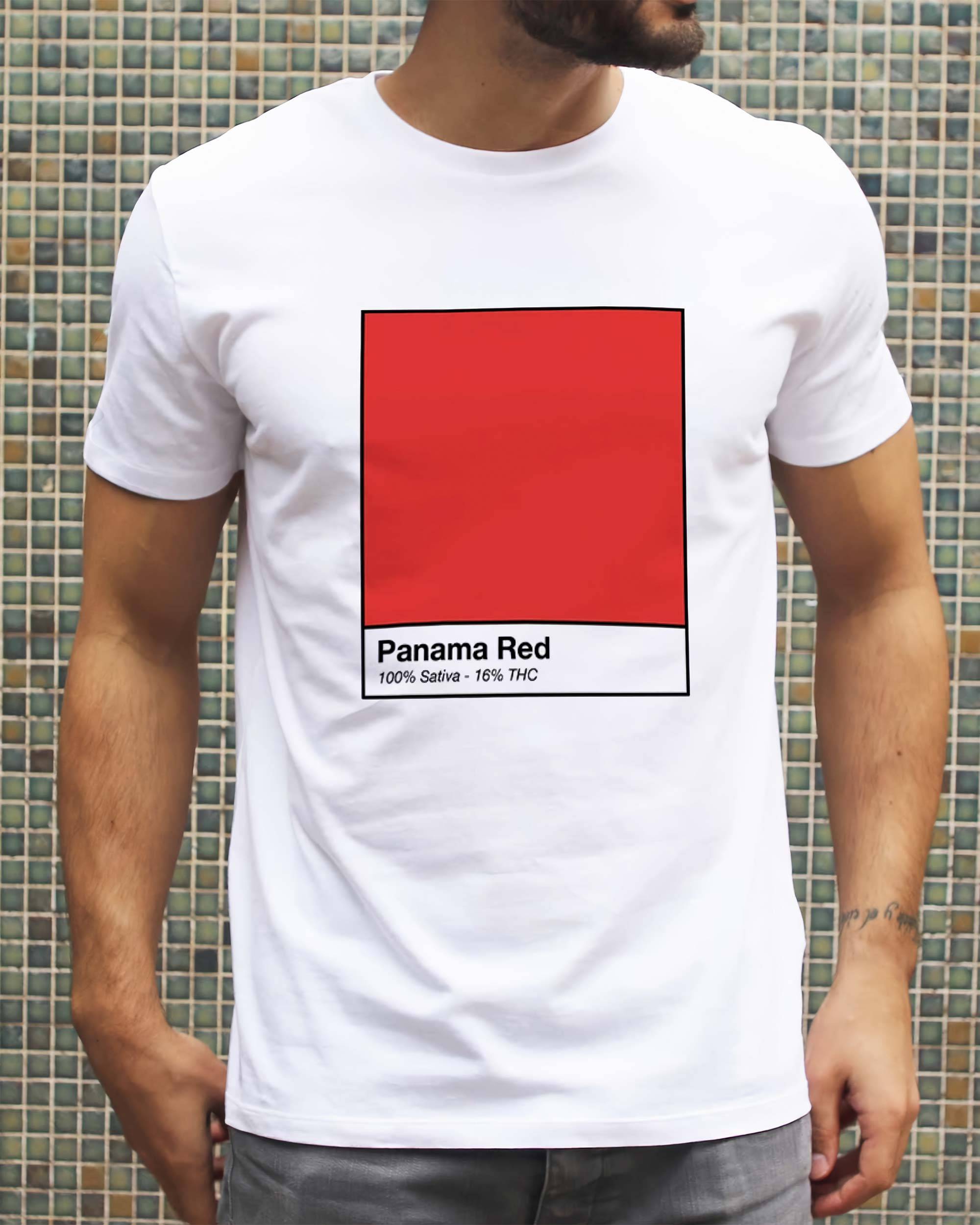 T-shirt Panama Red Kush de couleur Blanc