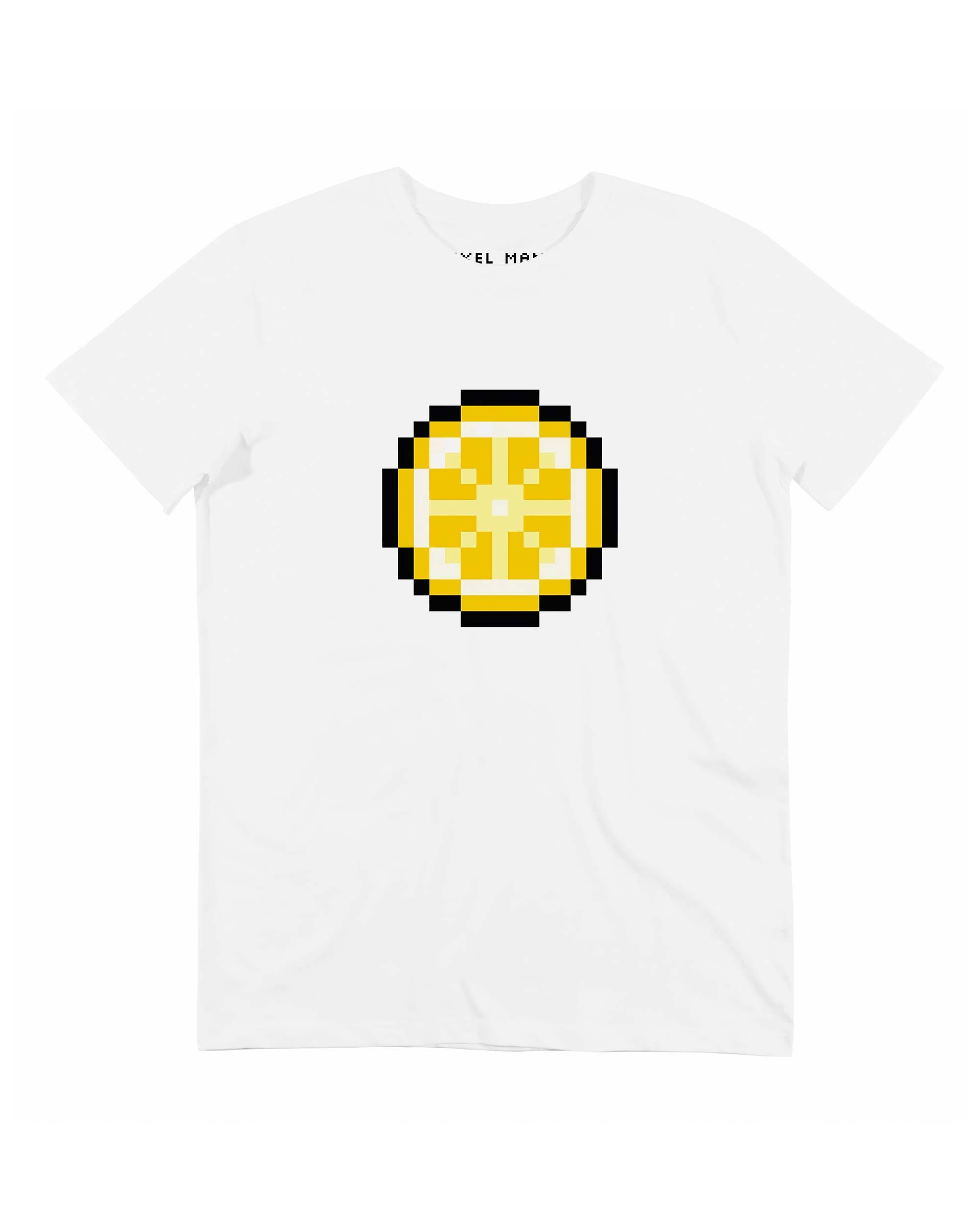 T-shirt Pixel Citron Grafitee