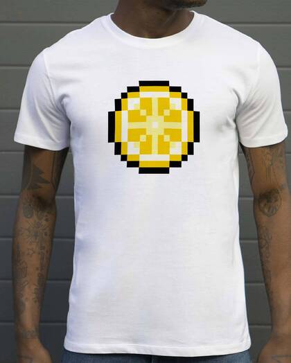 T-shirt Pixel Citron Grafitee