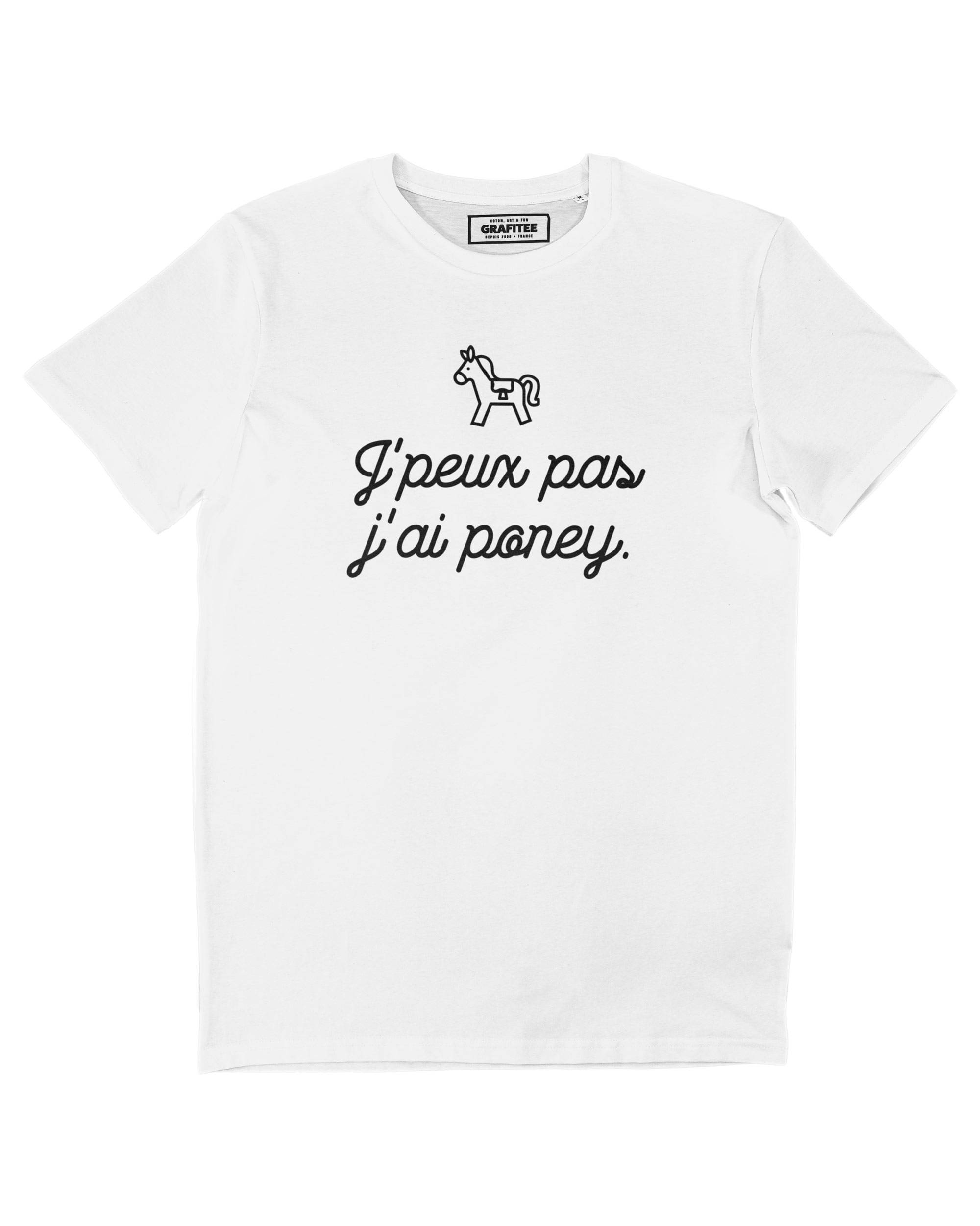 T-shirt J’peux Pas J’ai Poney Grafitee