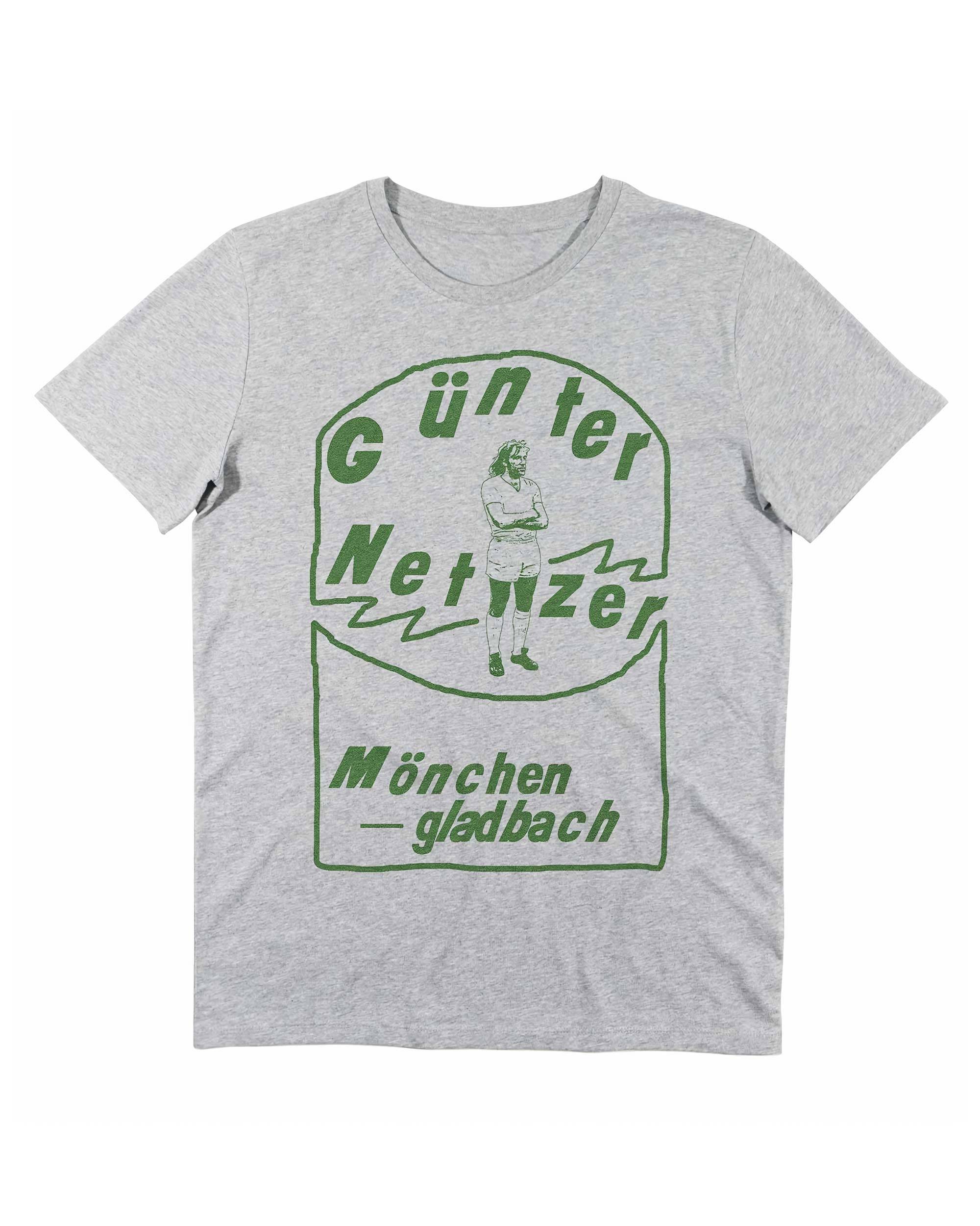 T-shirt Günter Netzer de couleur Blanc par Sucker For Soccer