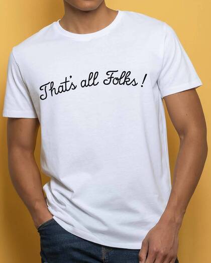 T-shirt That's All Folks! Grafitee