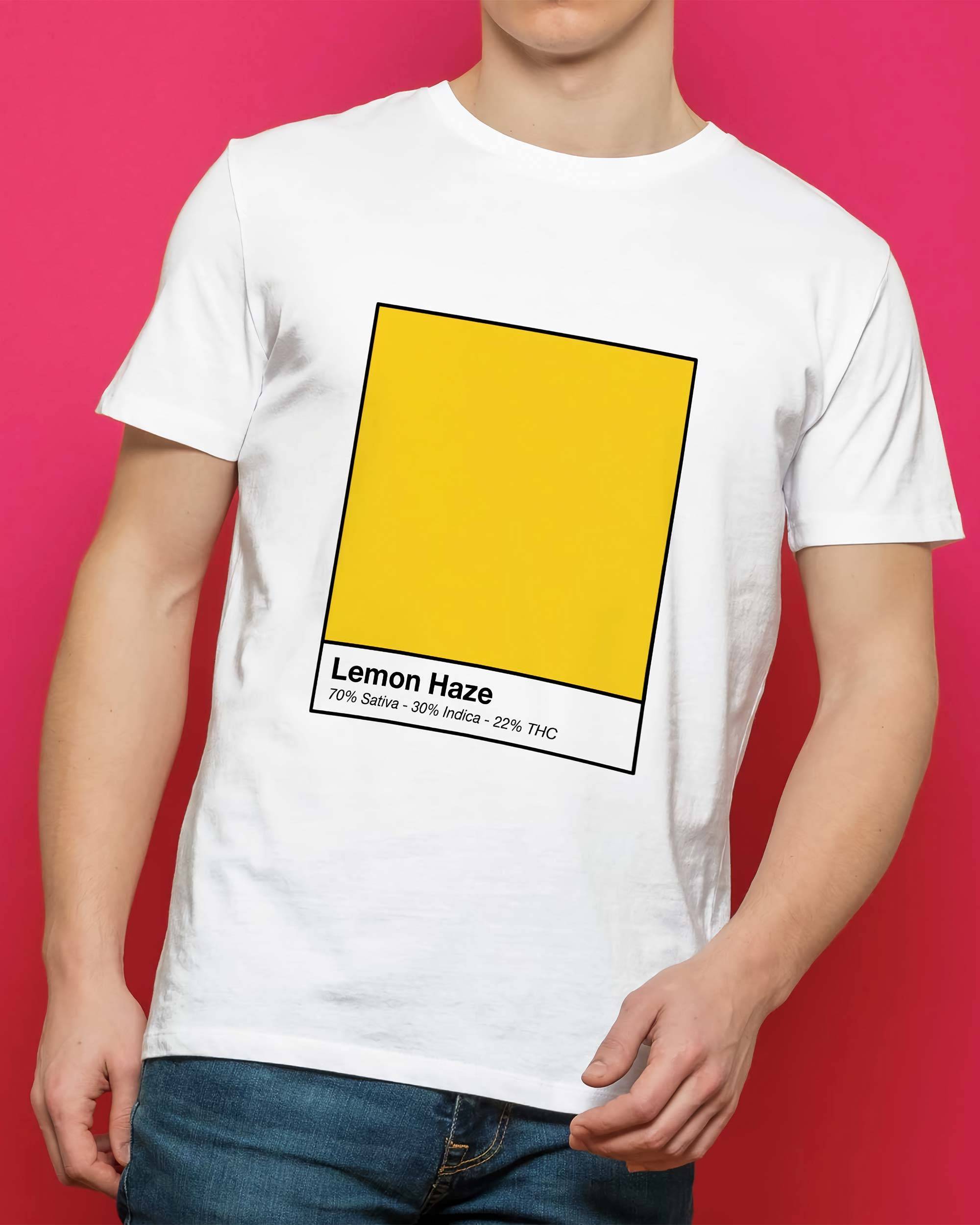 T-shirt Lemon Haze de couleur Blanc