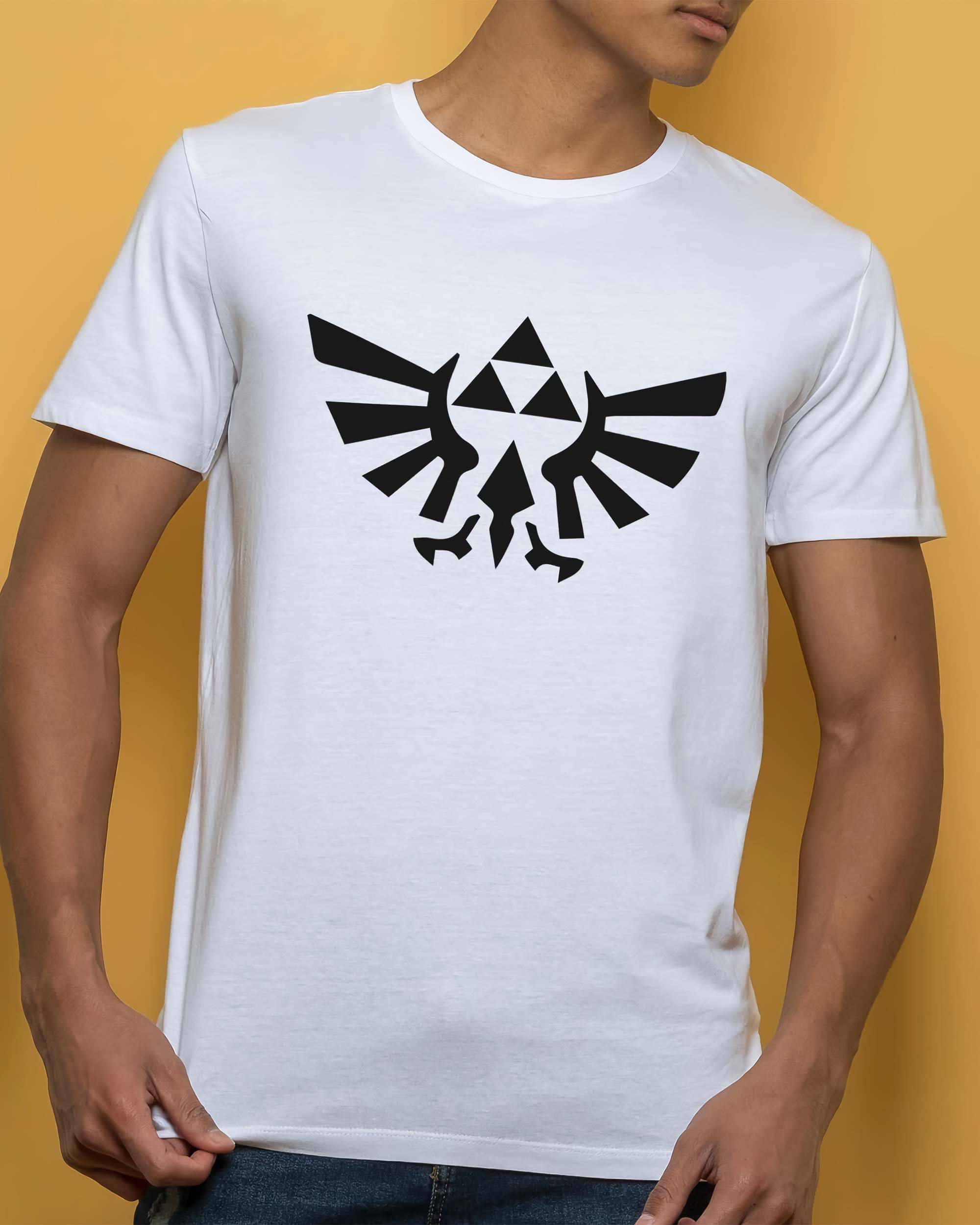 T-shirt Triforce de couleur Blanc