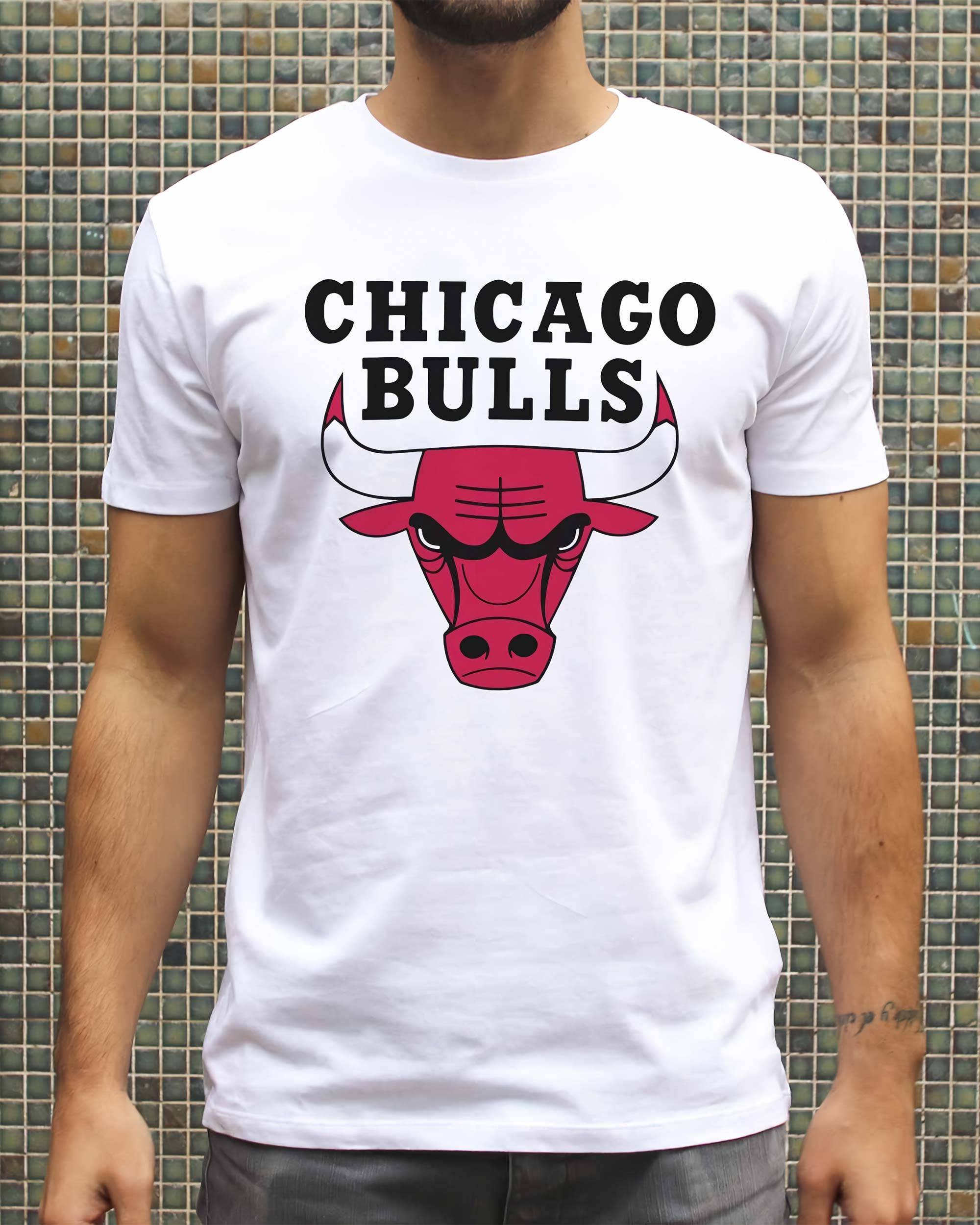 T-shirt Chicago Bulls de couleur Blanc