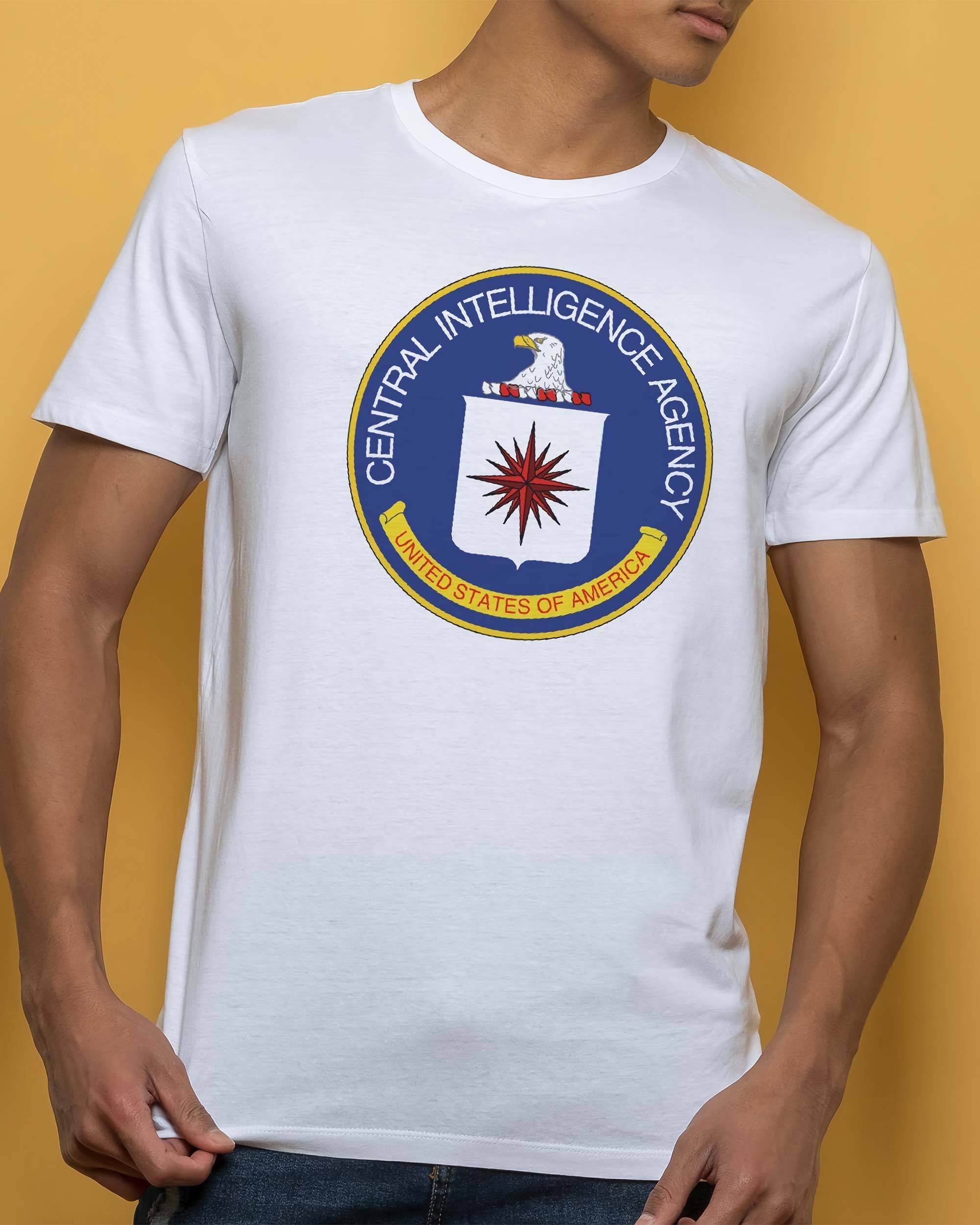 T-shirt CIA Logo de couleur Blanc