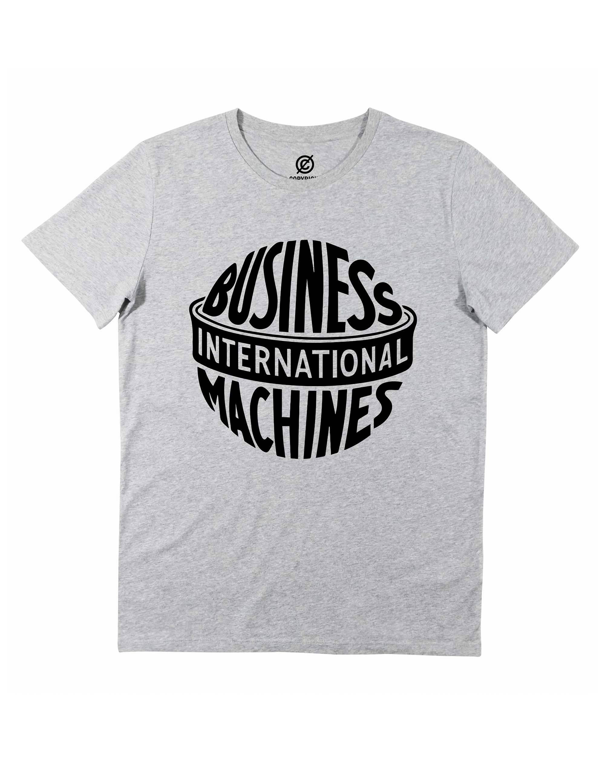 T-shirt International Business Machines de couleur Blanc