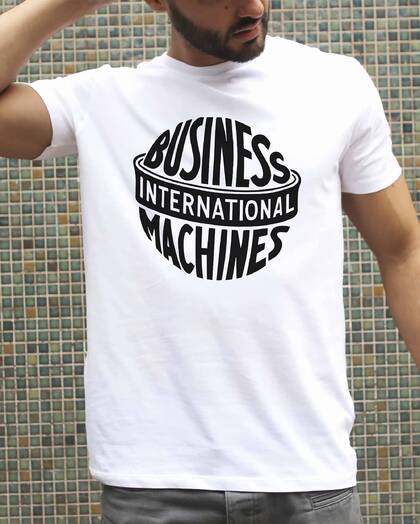 T-shirt International Business Machines Grafitee