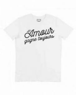 T-shirt L'Amour Gagne Toujours Grafitee