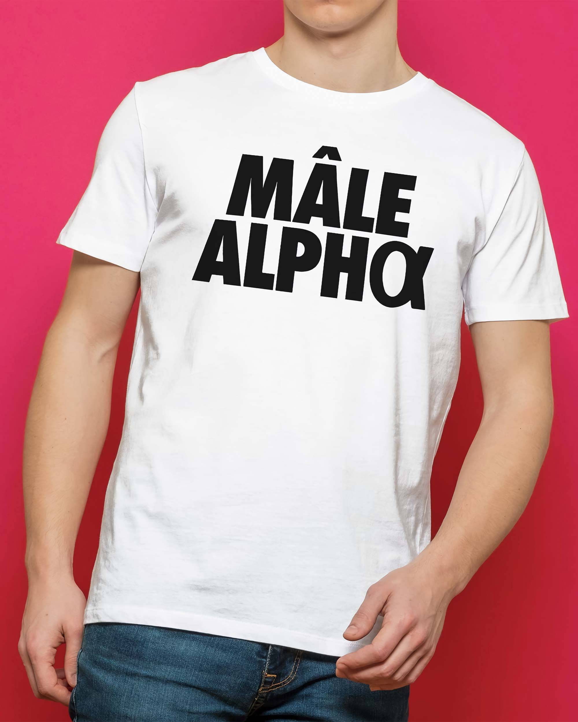 T-shirt Mâle Alpha de couleur Blanc