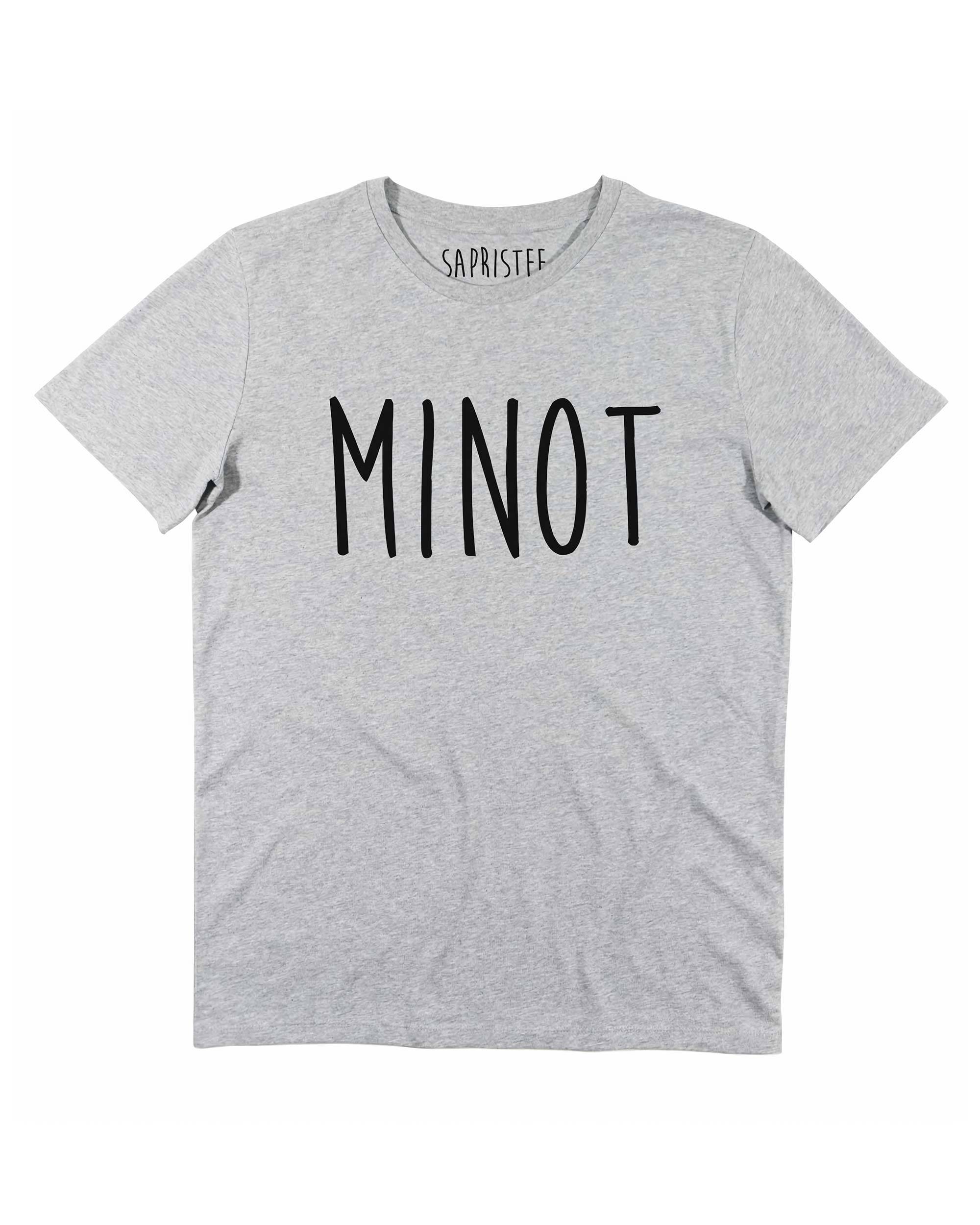 T-shirt Minot de couleur Blanc