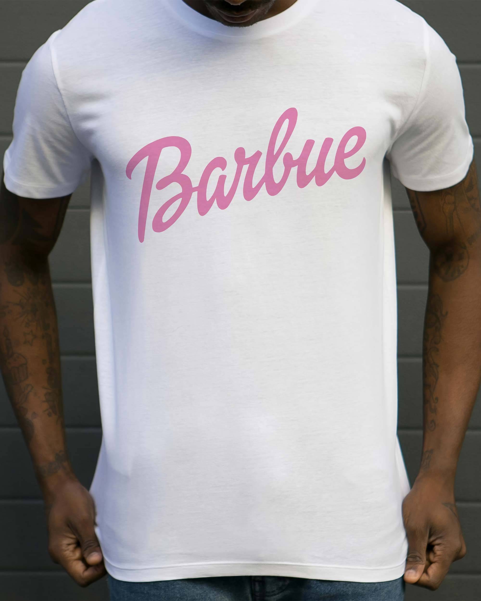 T-shirt Barbue de couleur Blanc