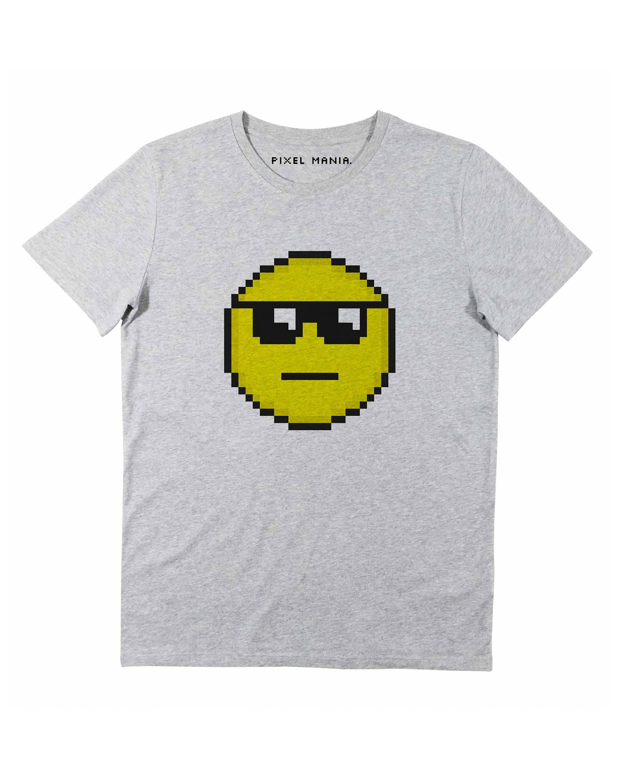 T-shirt Smiley Soleil de couleur Blanc
