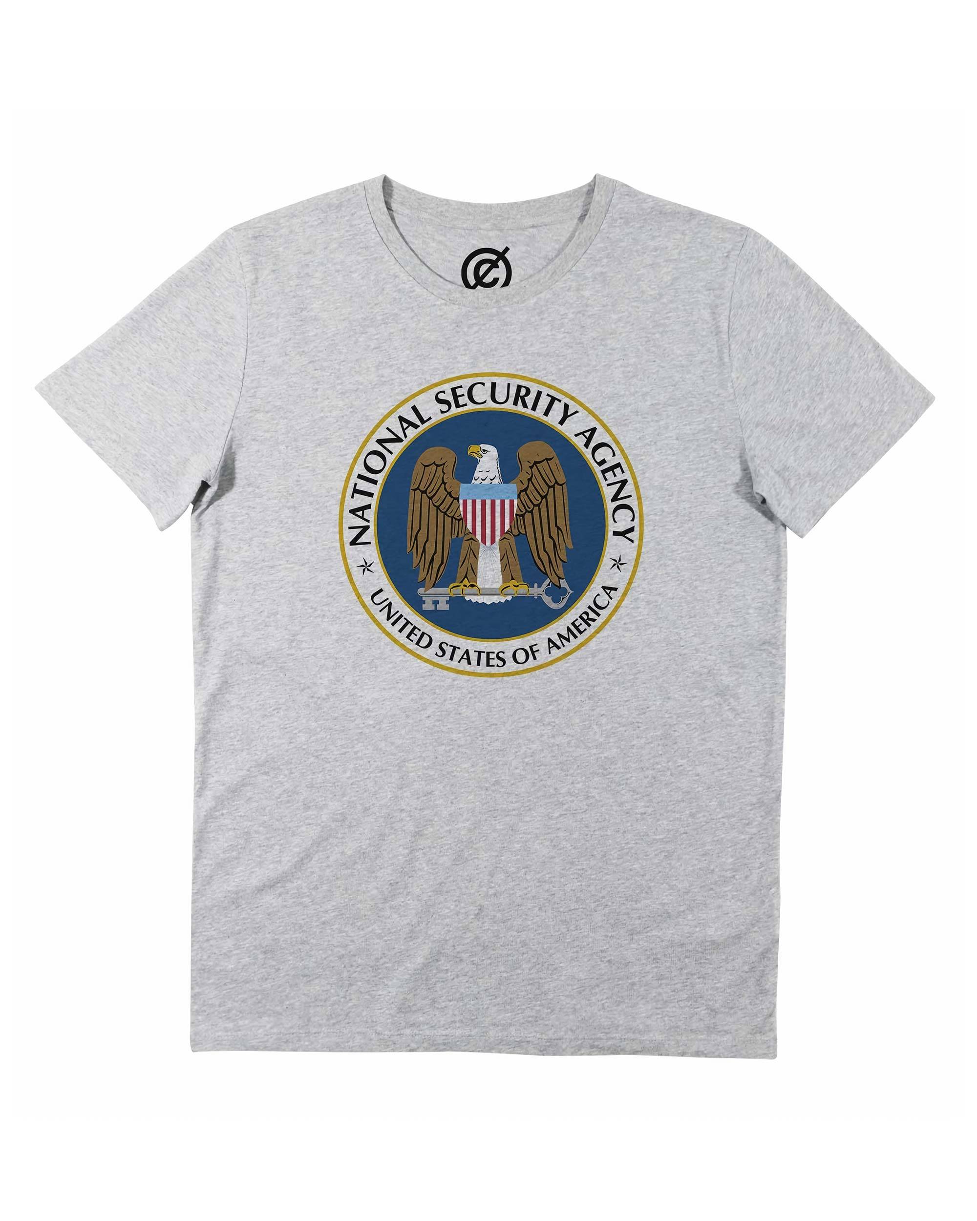 T-shirt NSA de couleur Blanc
