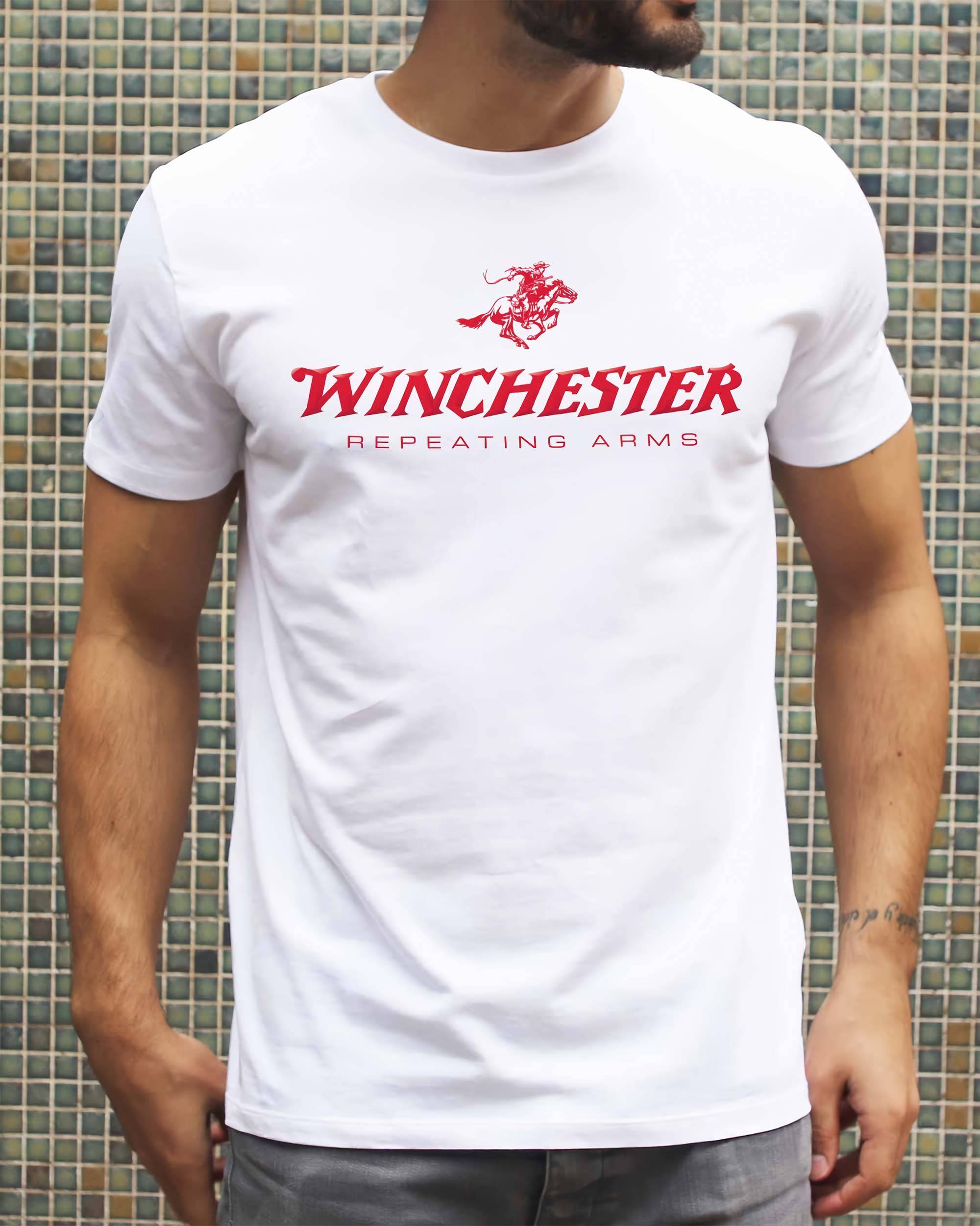 T-shirt Winchester de couleur Blanc