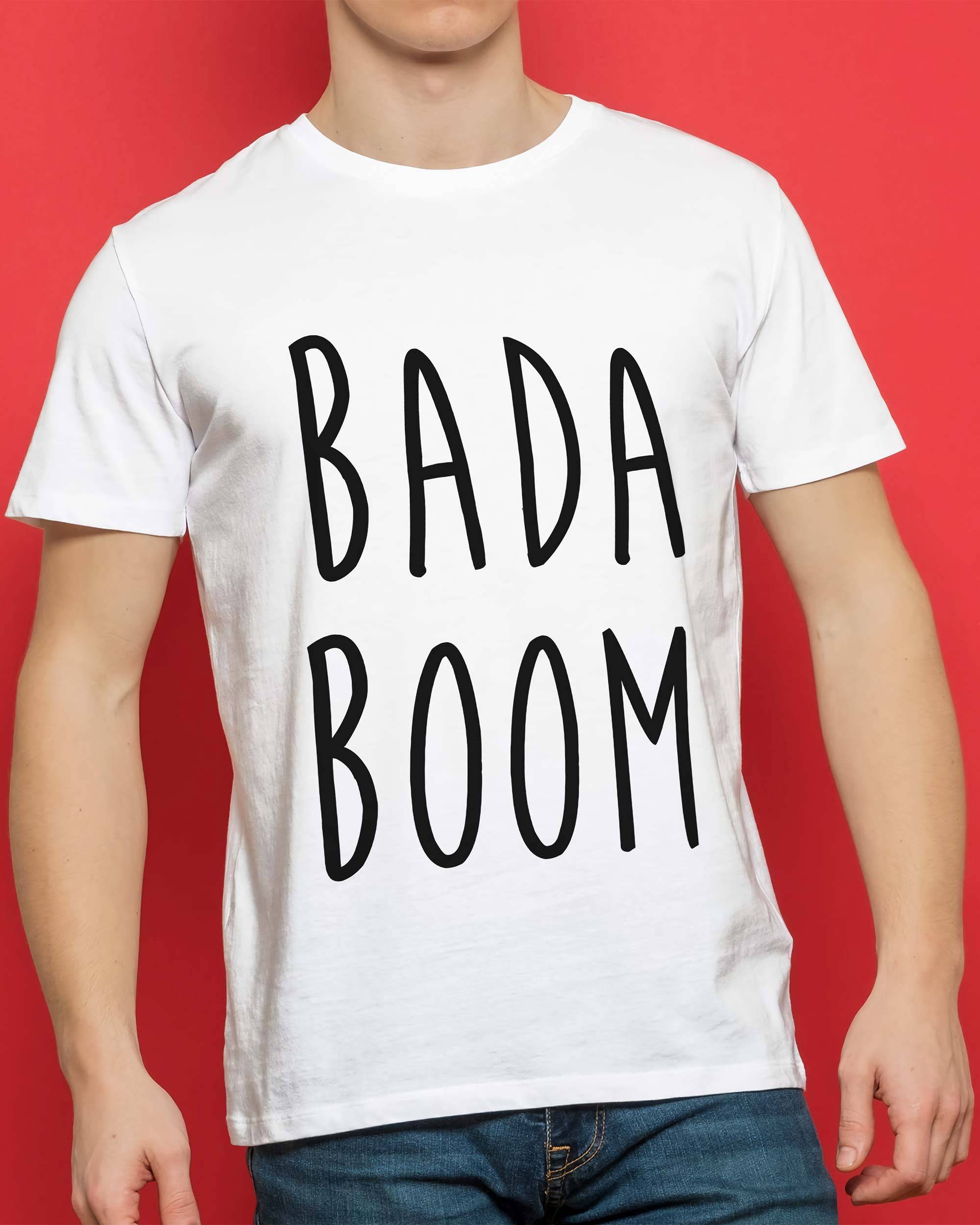 T-shirt Badaboom de couleur Blanc
