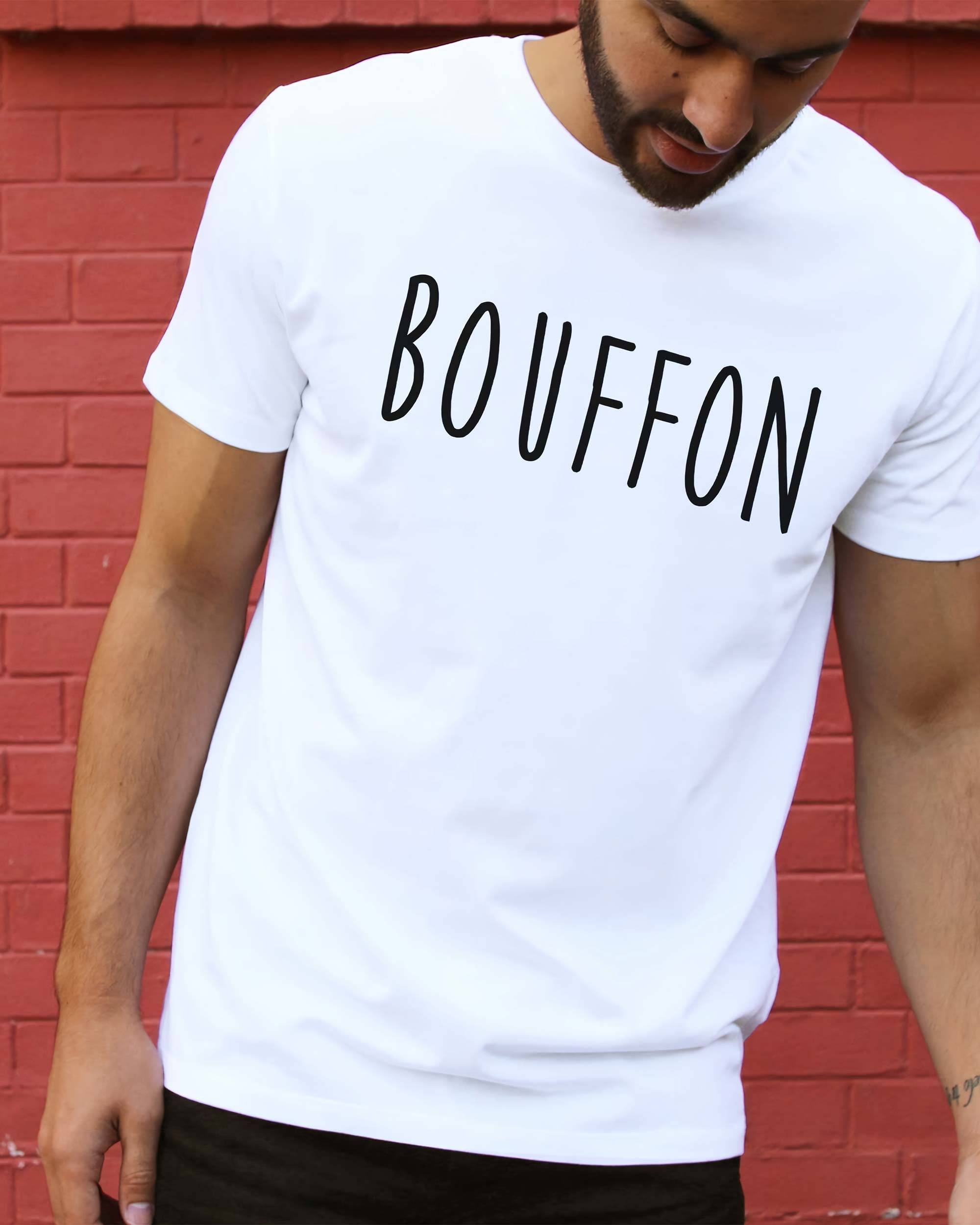 T-shirt Bouffon de couleur Blanc