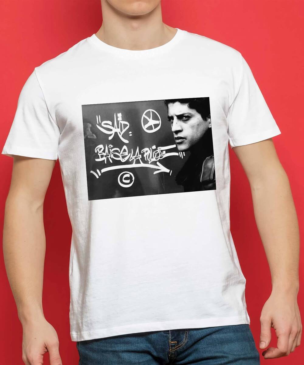 T-shirt Said Baise La Police Grafitee