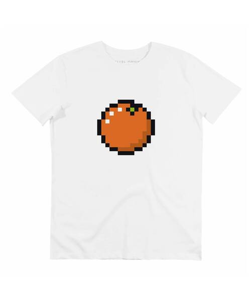 T-shirt Pixel Orange Grafitee