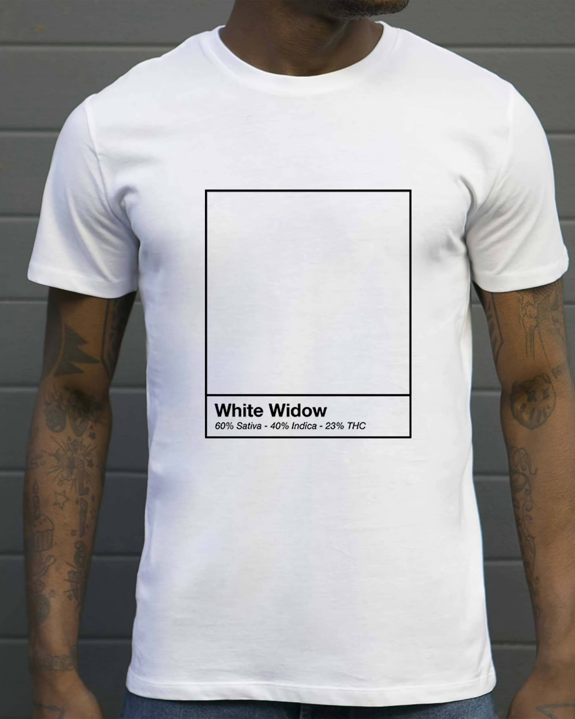 T-shirt White Widow de couleur Blanc