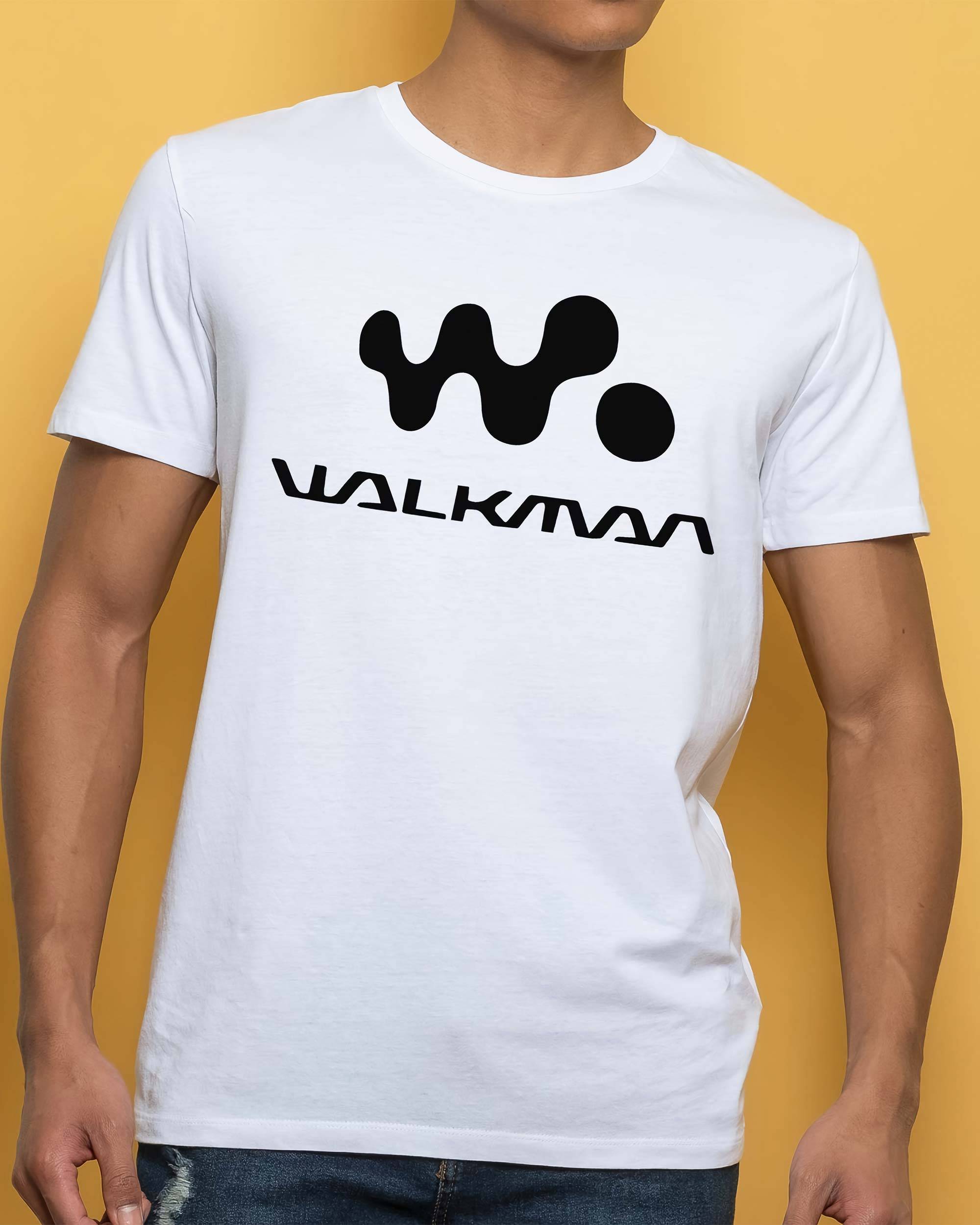 T-shirt Walkman de couleur Blanc