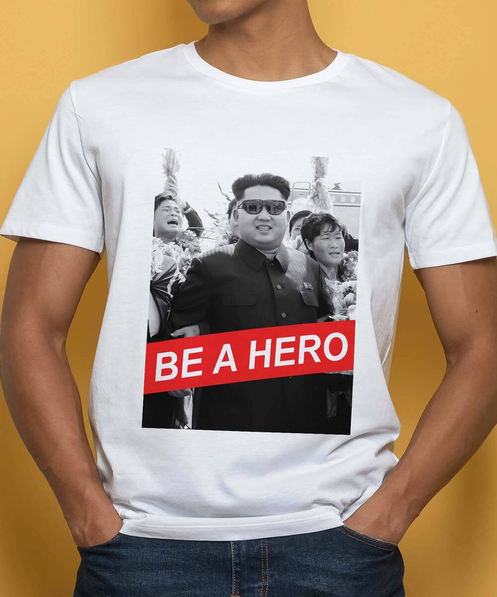 T-shirt Kim Jong-Un Lunettes Grafitee