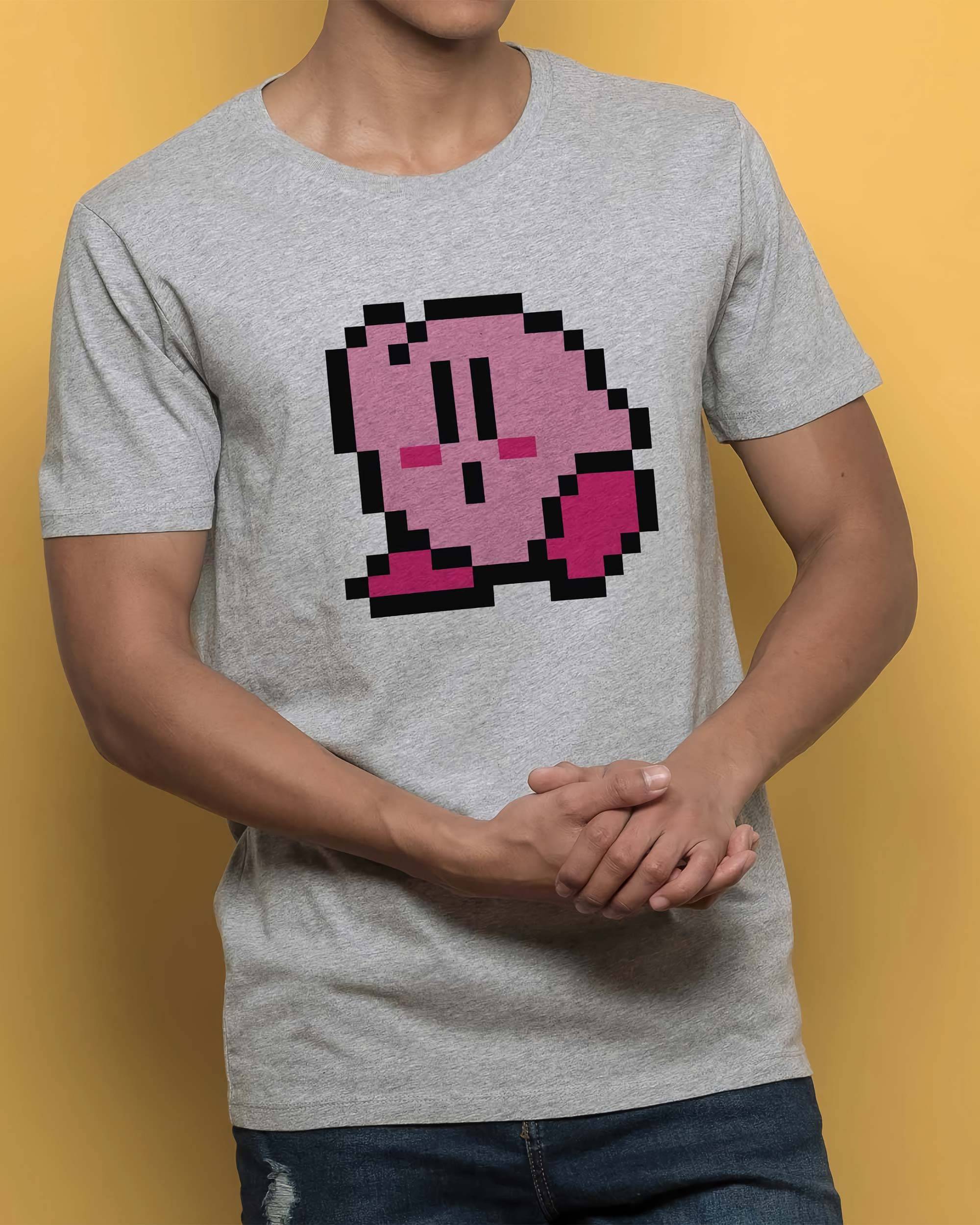 T-shirt Kirby Pixel de couleur Blanc