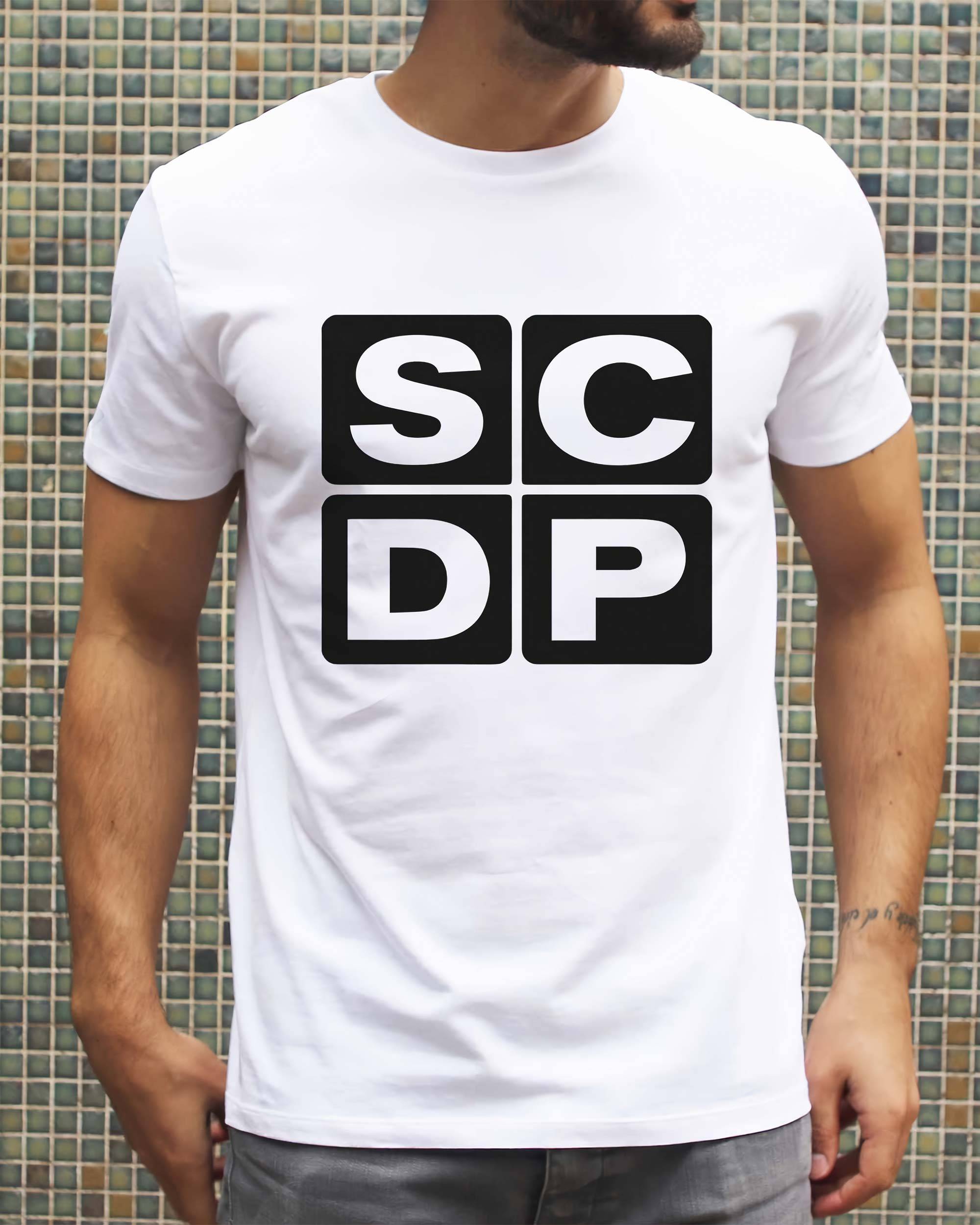 T-shirt SCDP de couleur Blanc