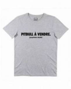 T-shirt Pitbull à Vendre Grafitee