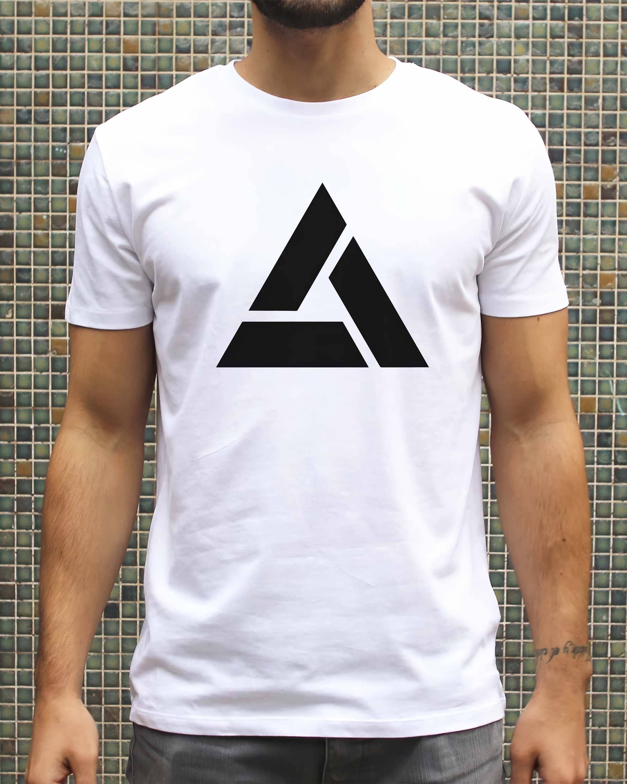 T-shirt Abstergo de couleur Blanc