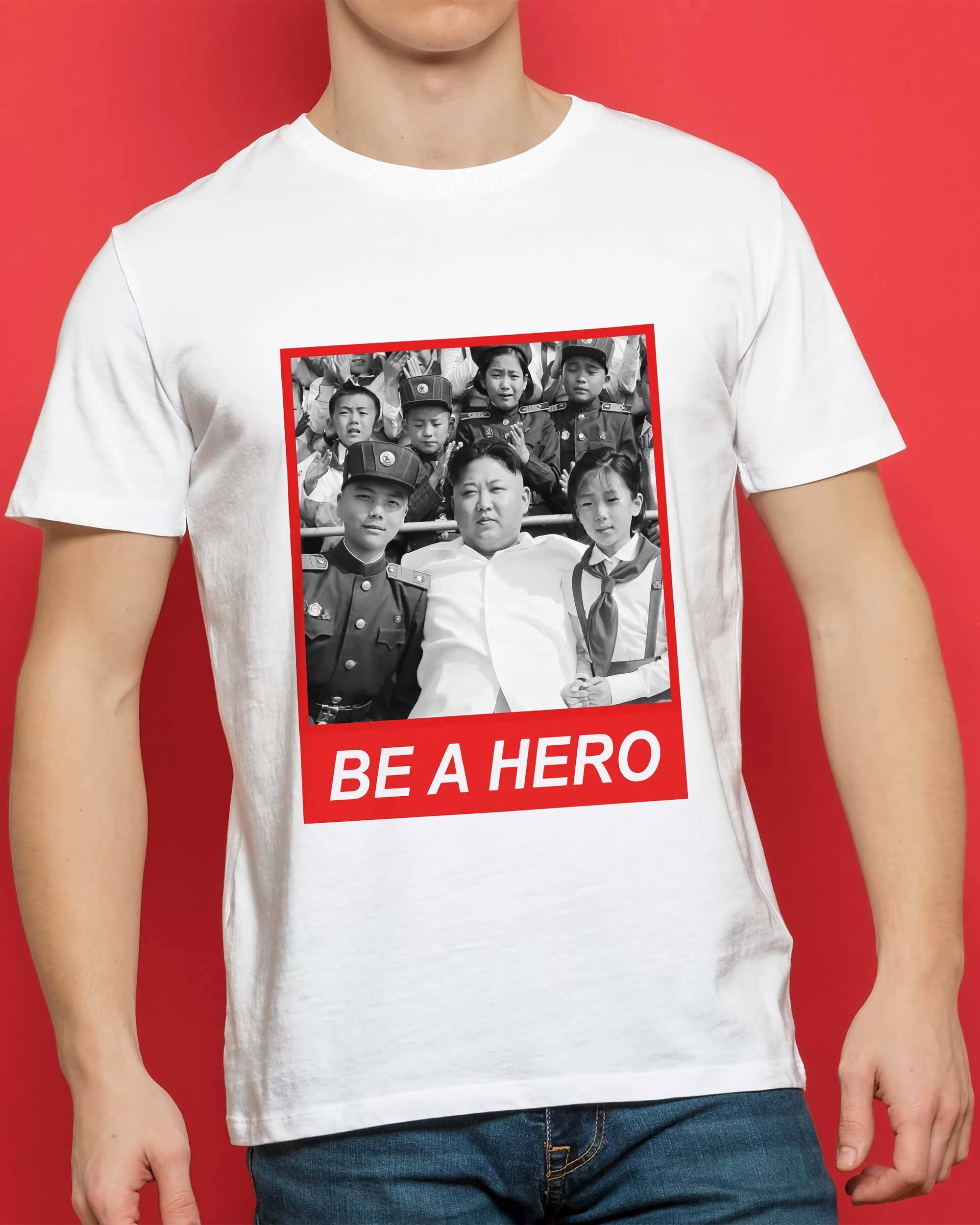 T-shirt Kim Jong-Un Anniversaire de couleur Blanc