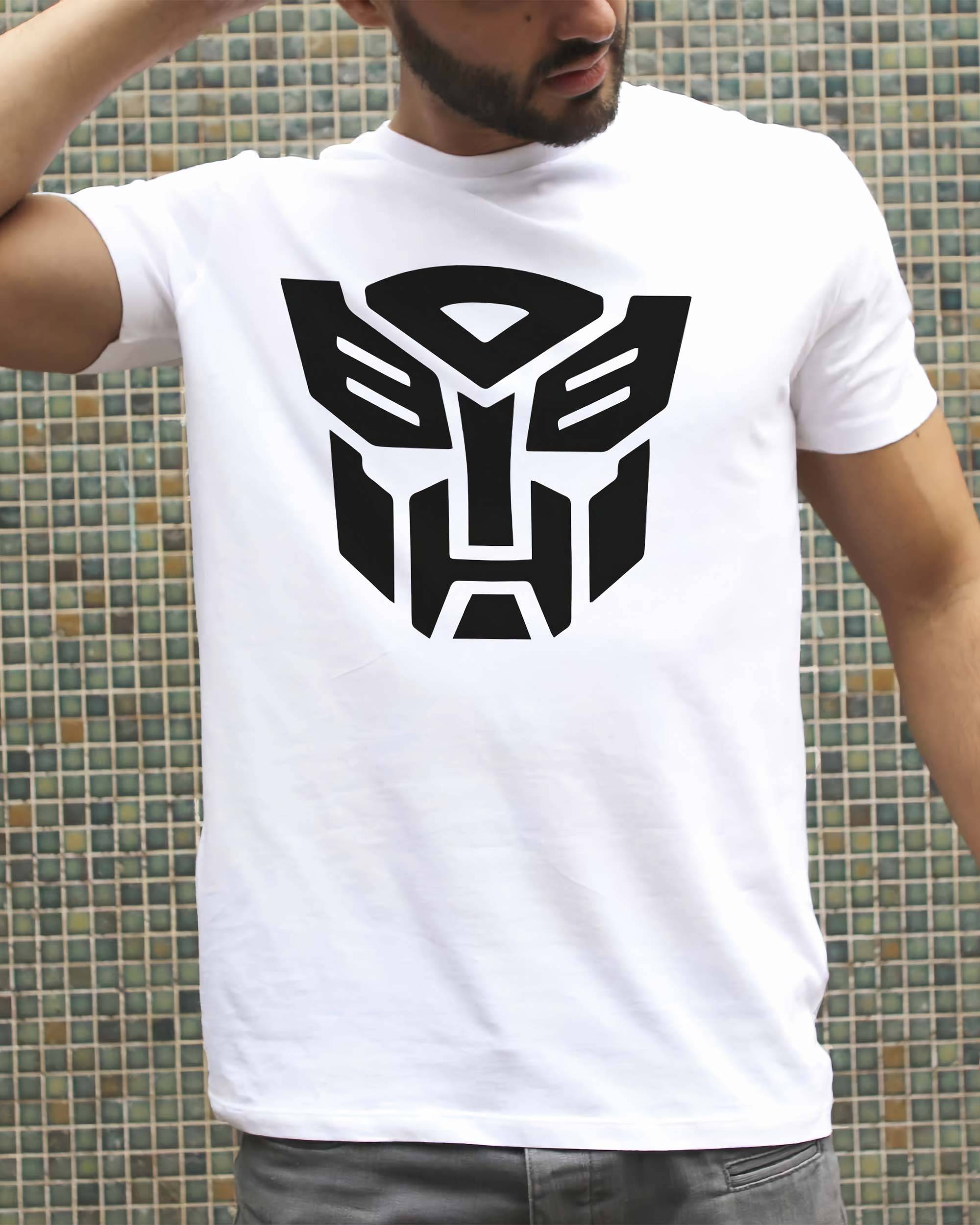 T-shirt Optimus Prime de couleur Blanc