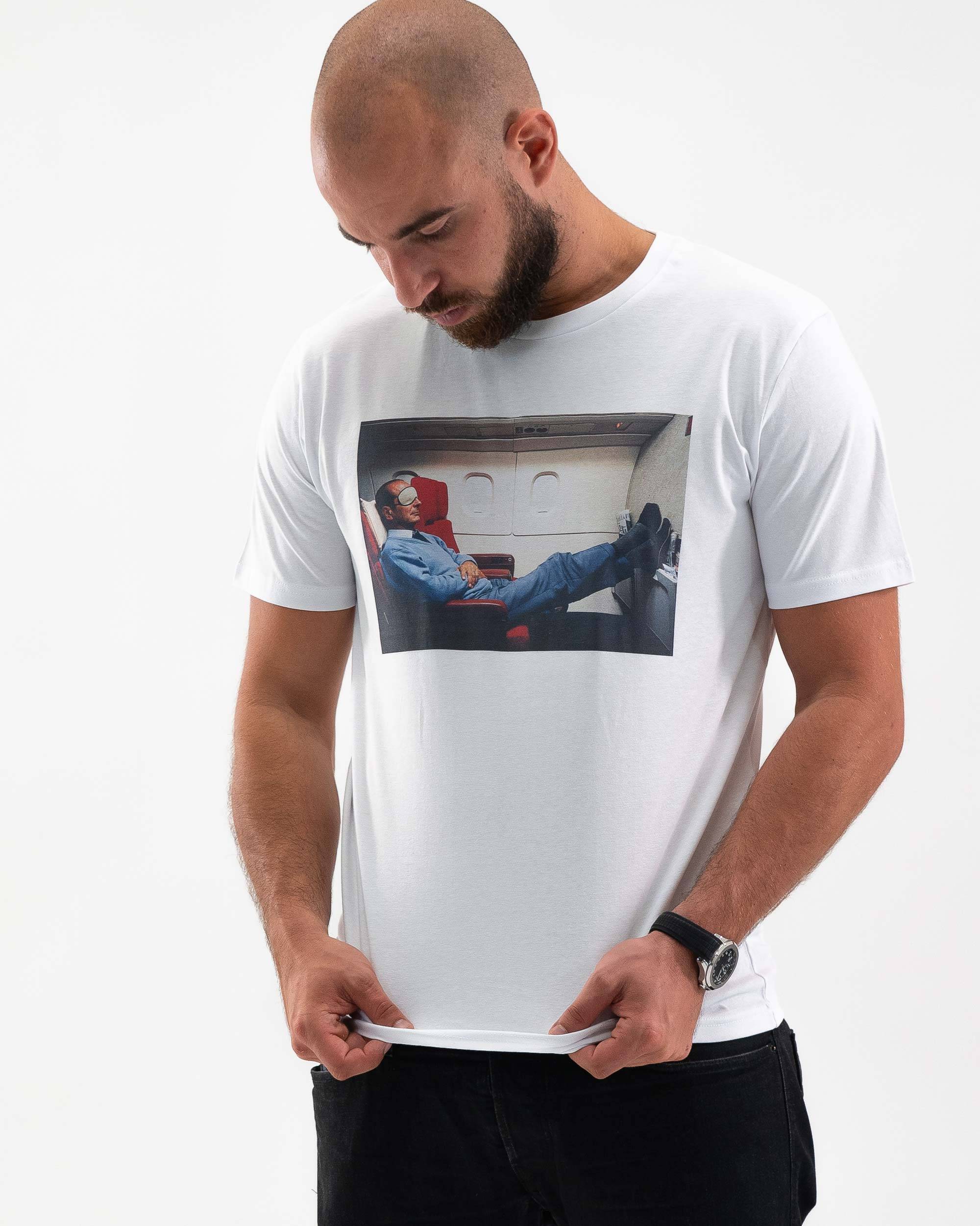 T-shirt Chirac OKLM de couleur Blanc