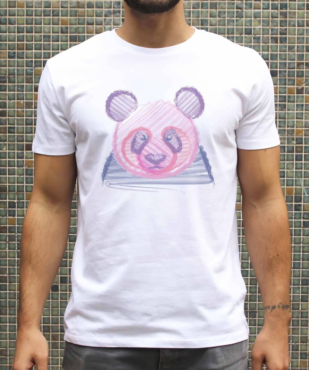 T-shirt Panda Couleur Grafitee