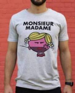 T-shirt Madame Monsieur Grafitee