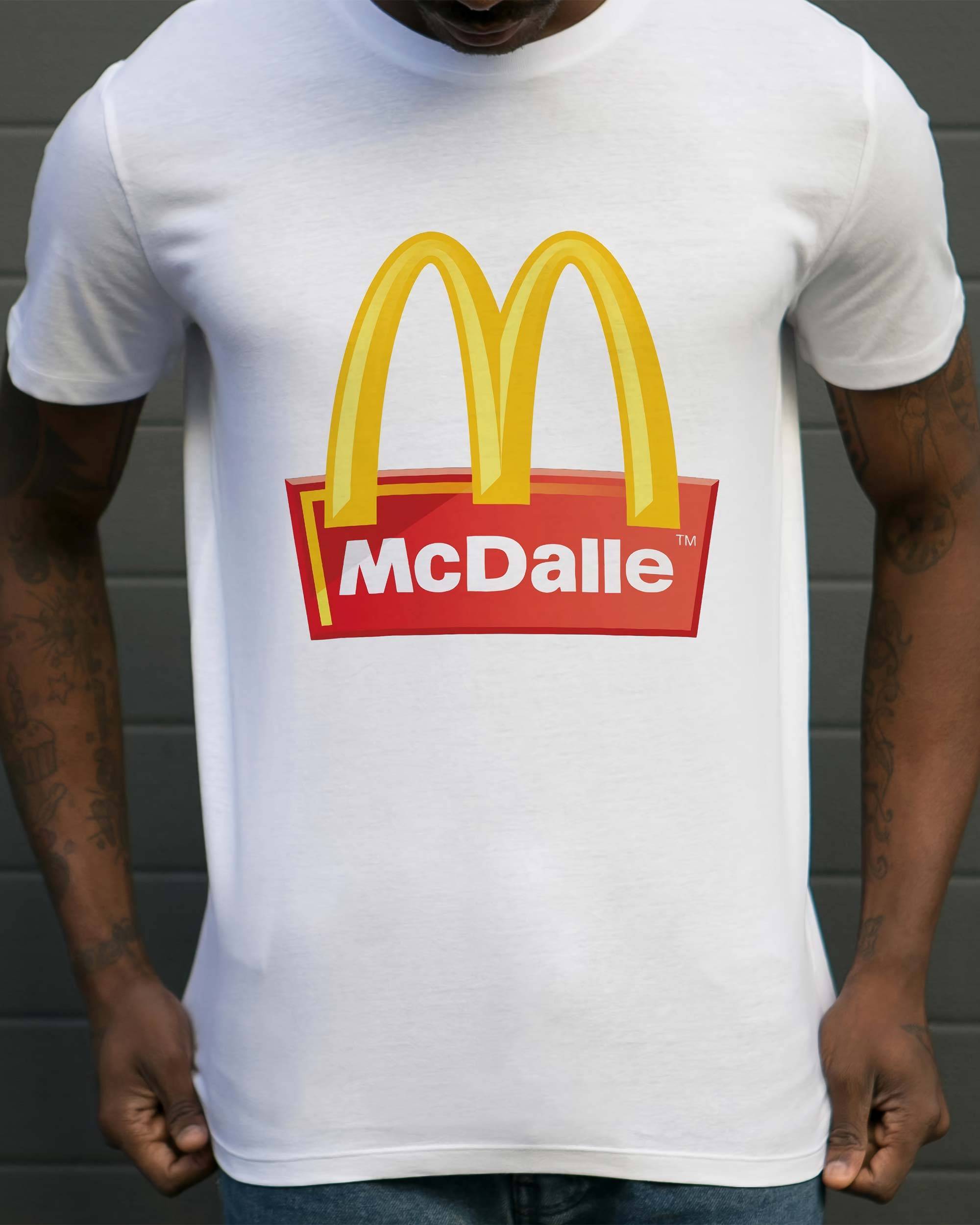 T-shirt McDalle de couleur Blanc