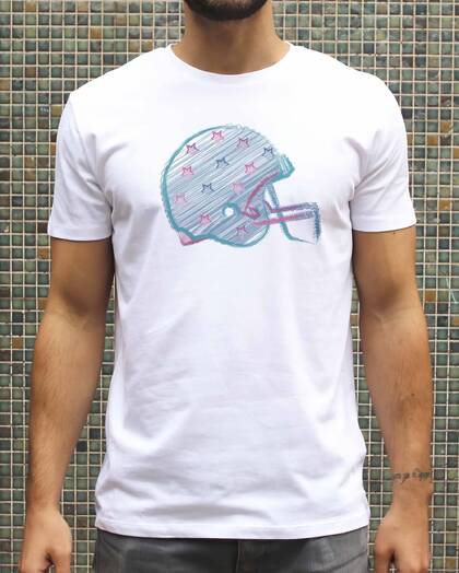 T-shirt Casque Foot US Grafitee