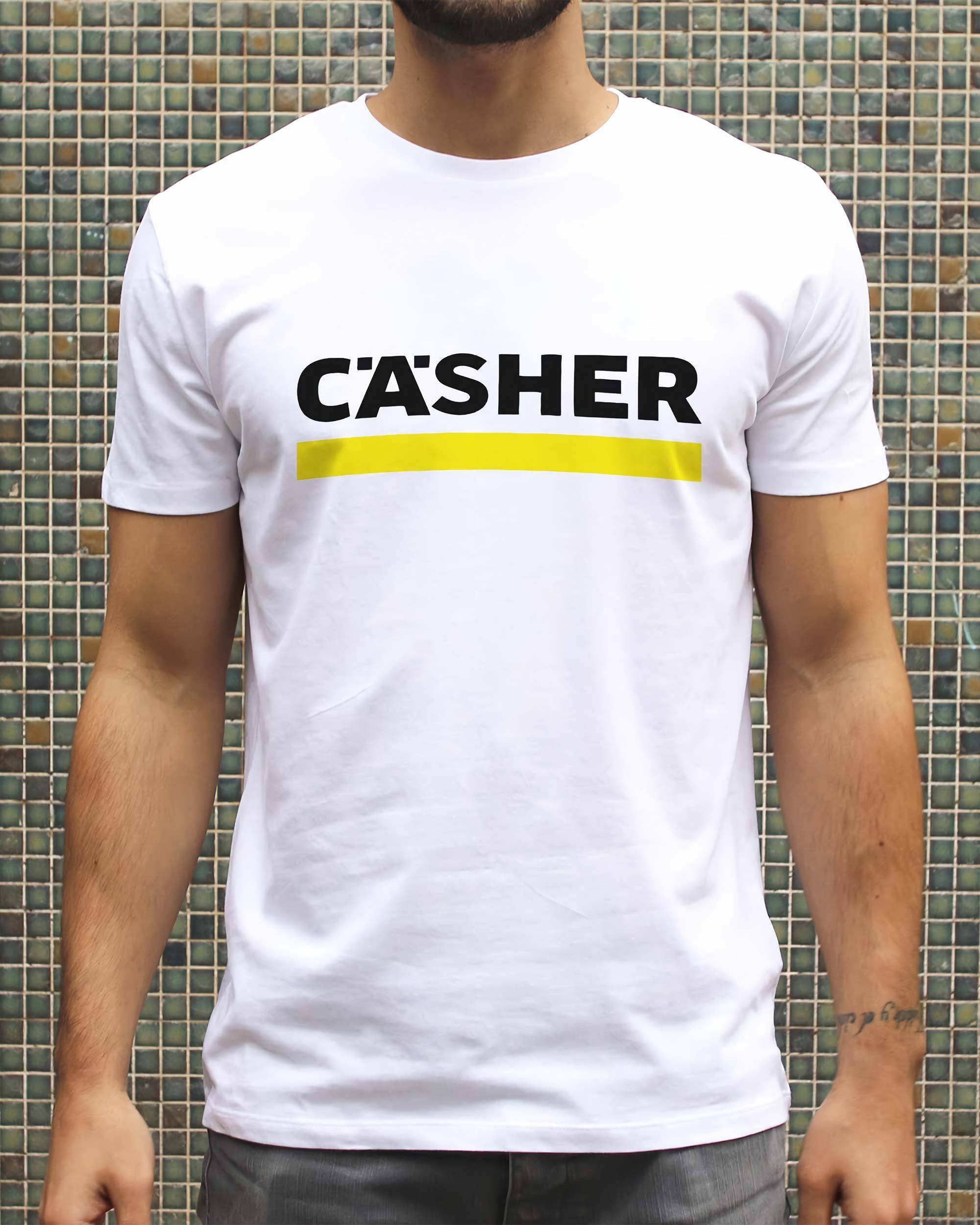 T-shirt Casher de couleur Blanc