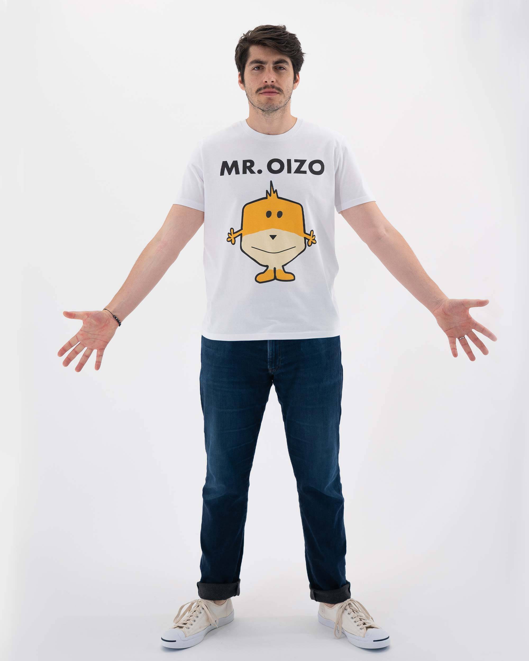 T-shirt Mr. Oizo de couleur Blanc