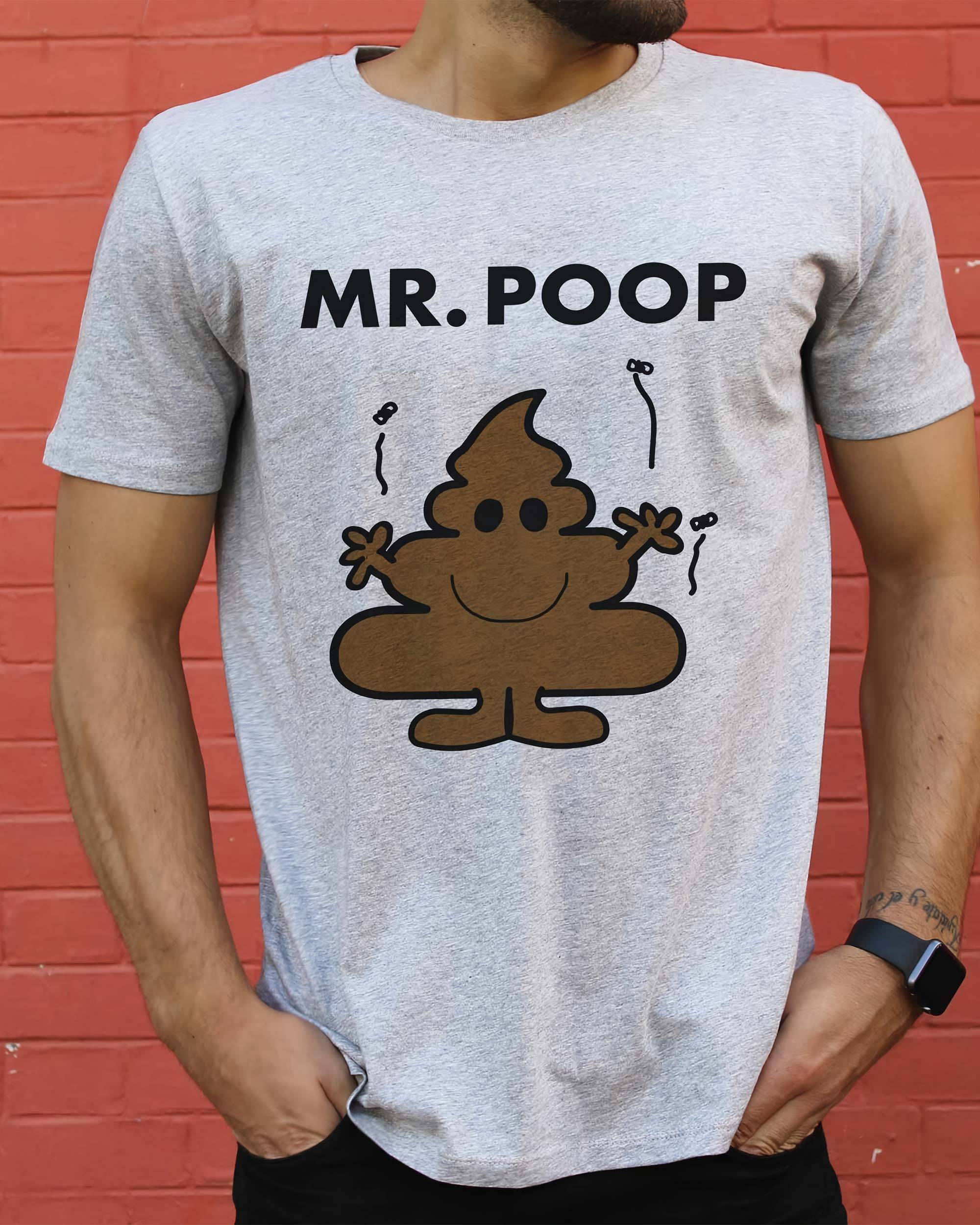 T-shirt Mr. Poop de couleur Blanc