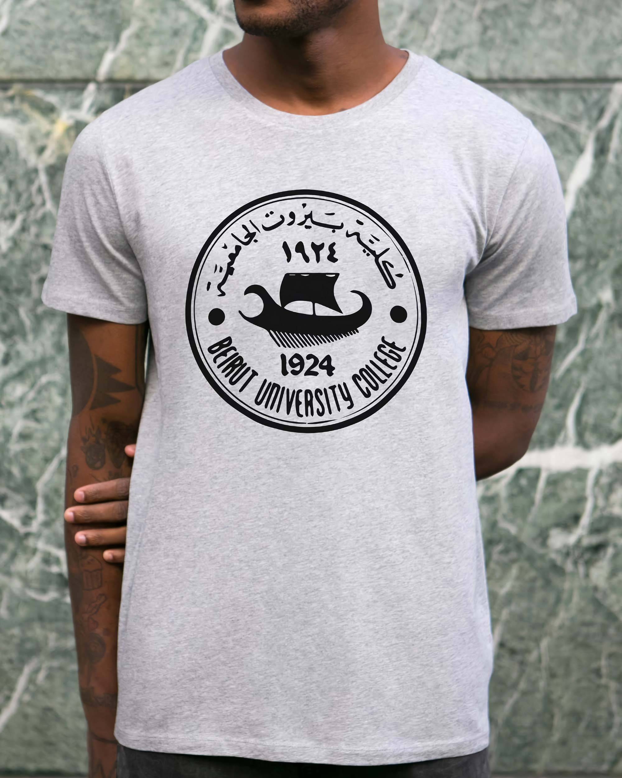 T-shirt Beirut University College de couleur Blanc