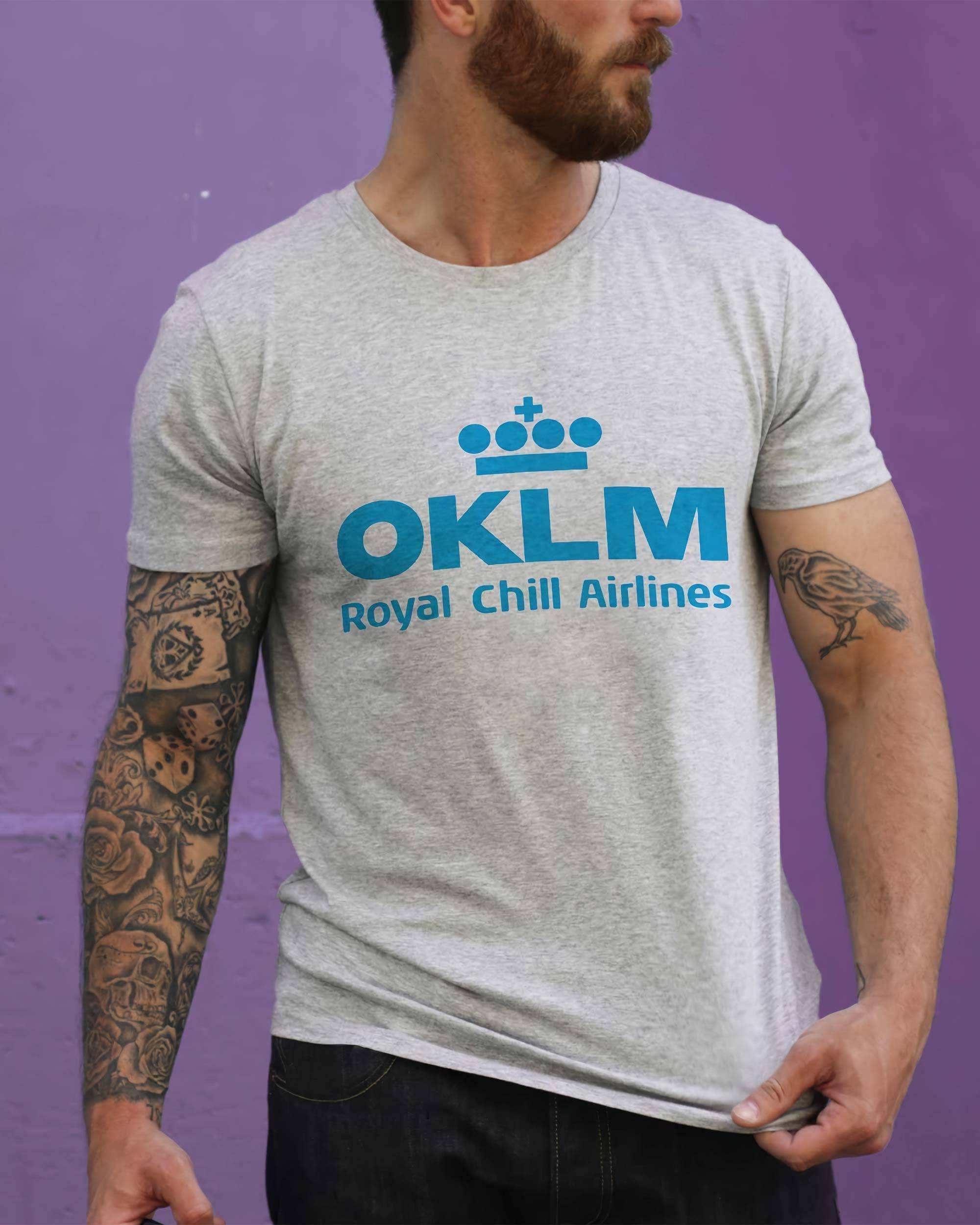 T-shirt OKLM de couleur Blanc